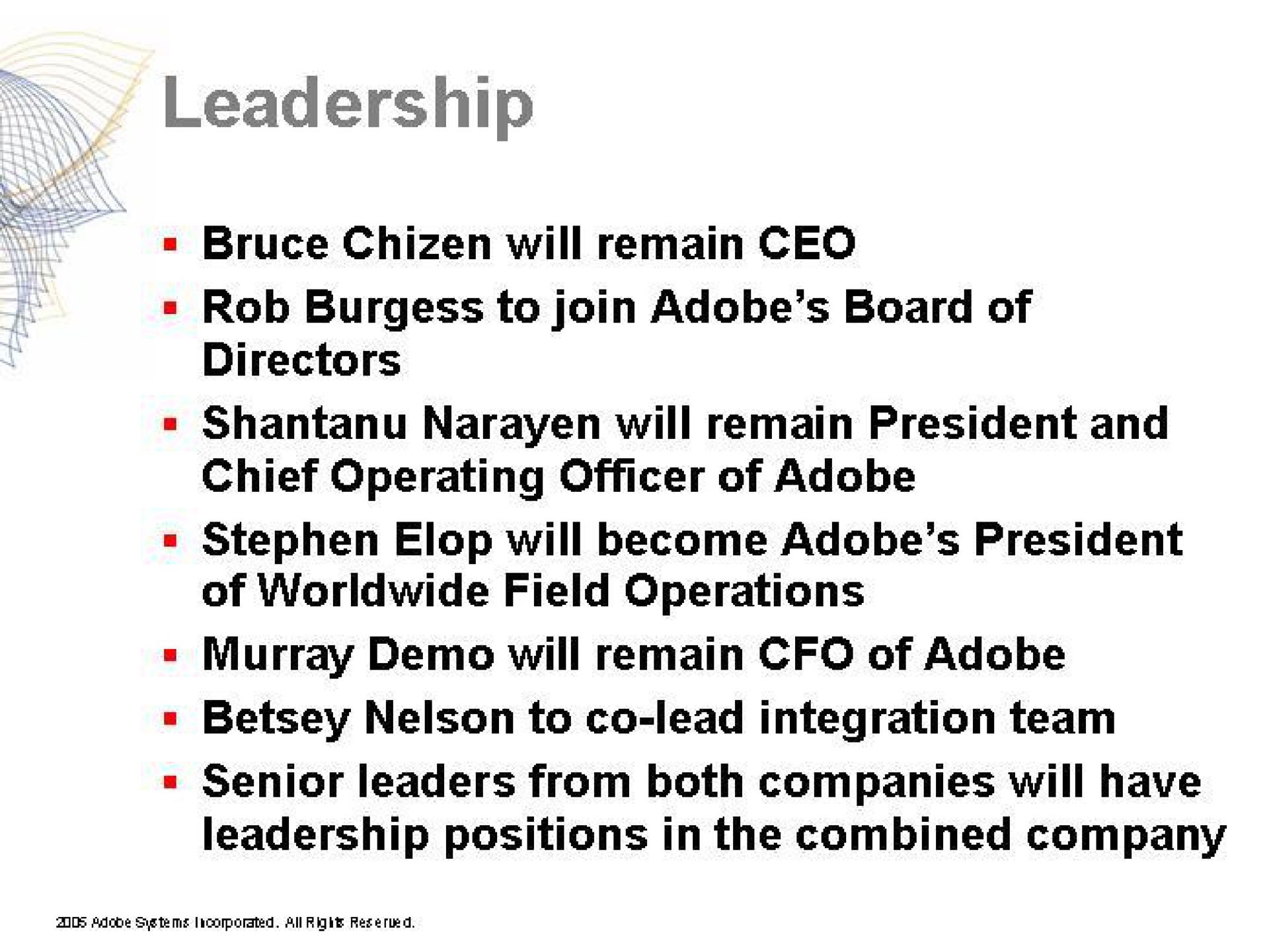 leadership | Adobe