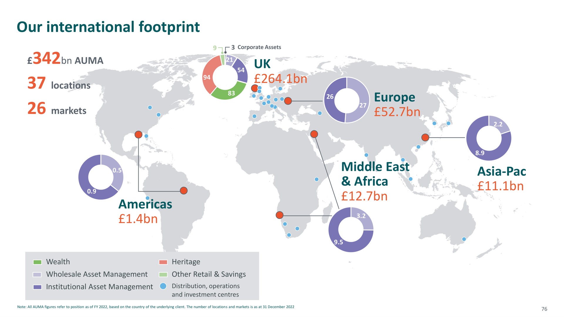 our international footprint | M&G