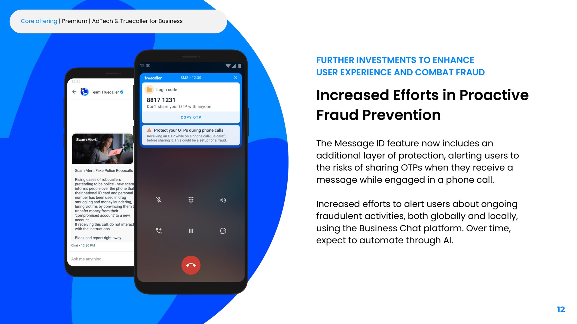 increased efforts in fraud prevention | Truecaller
