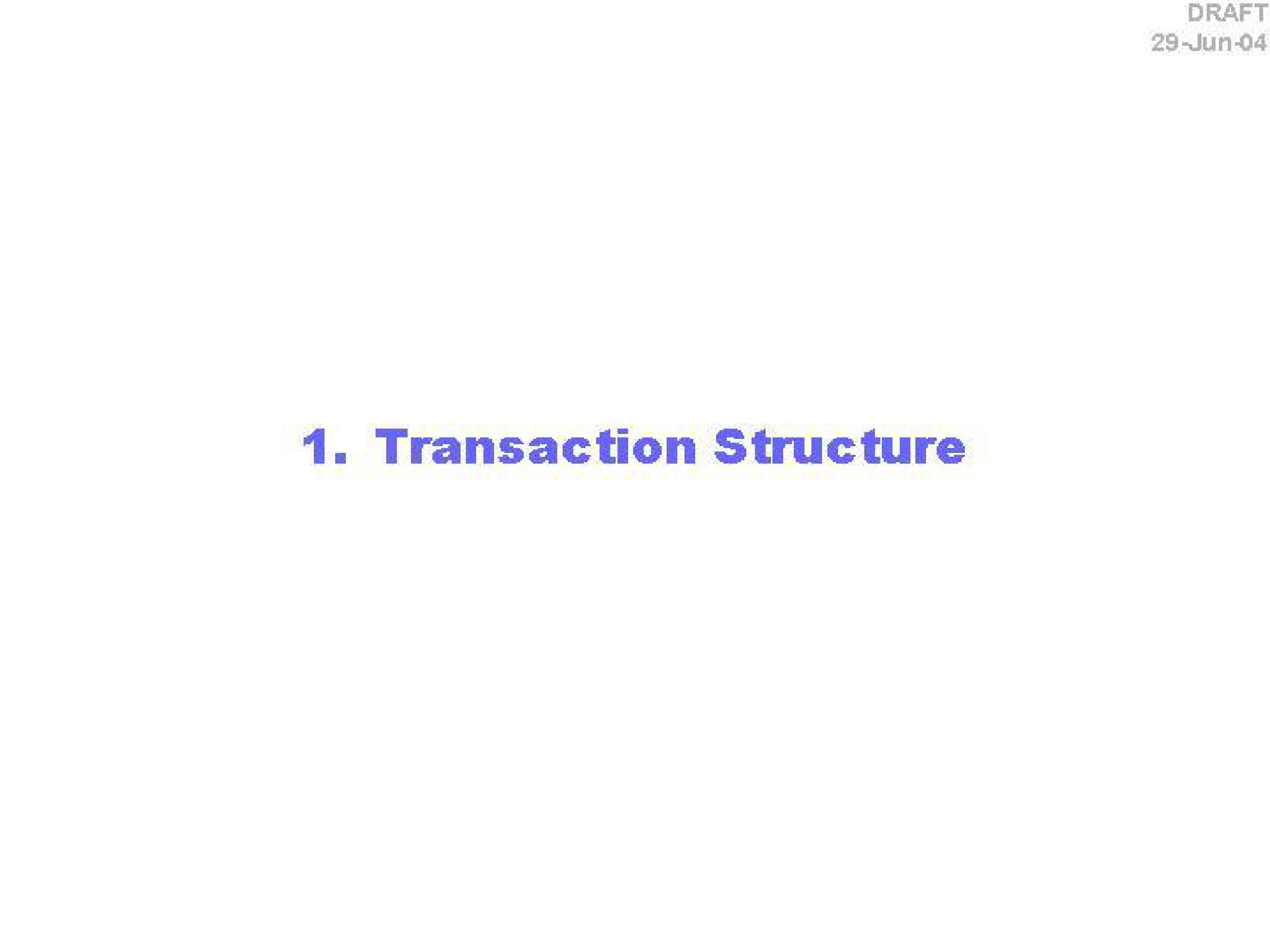 transaction structure | Citi