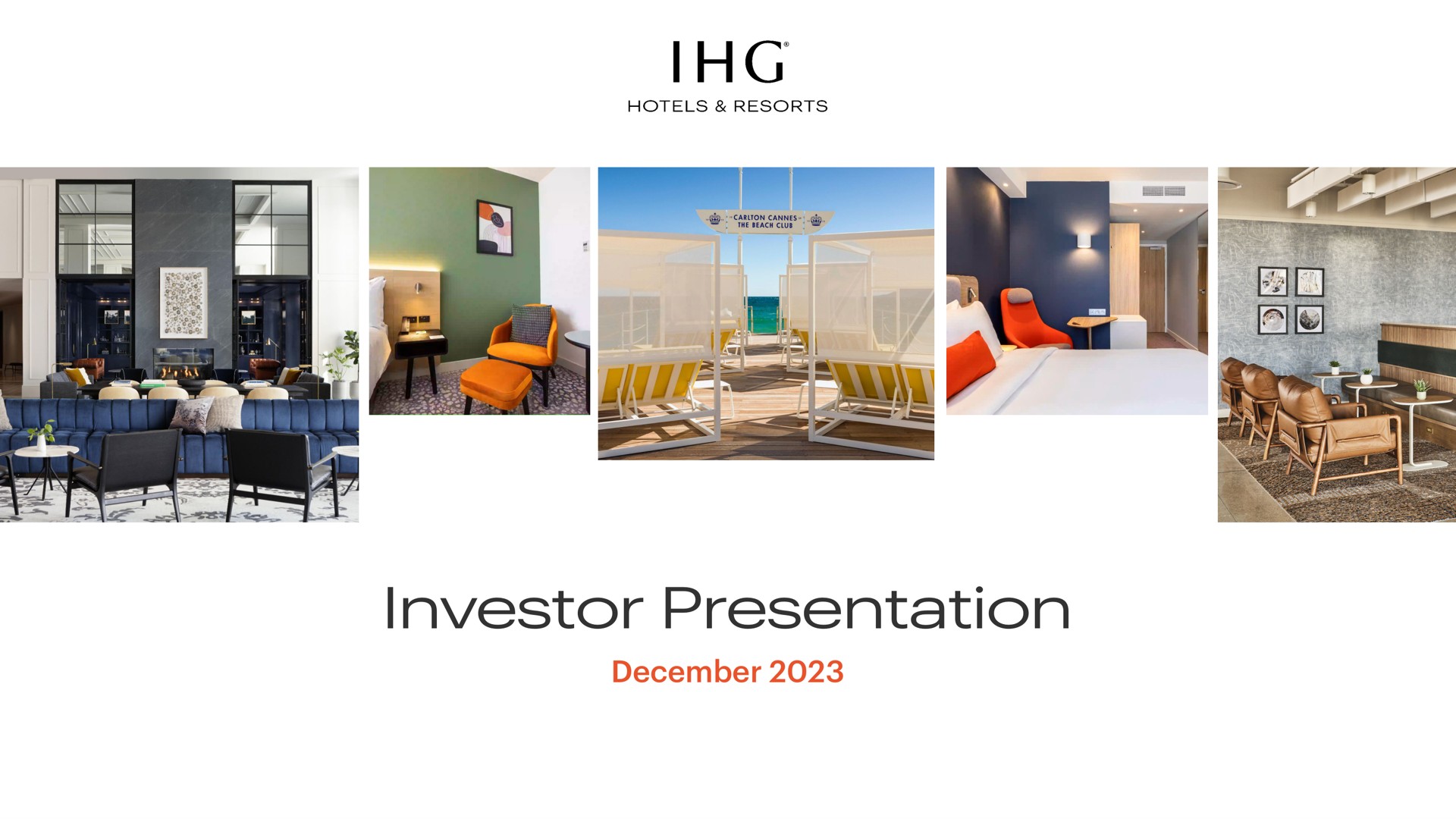 investor presentation | IHG Hotels