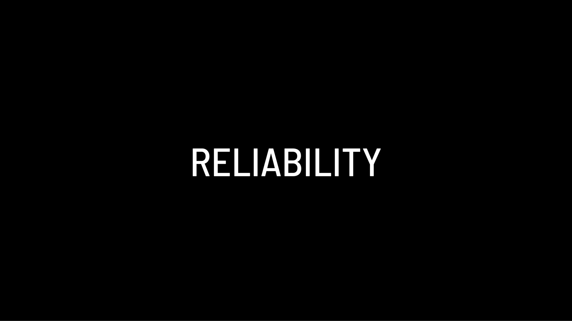 reliability | Astra