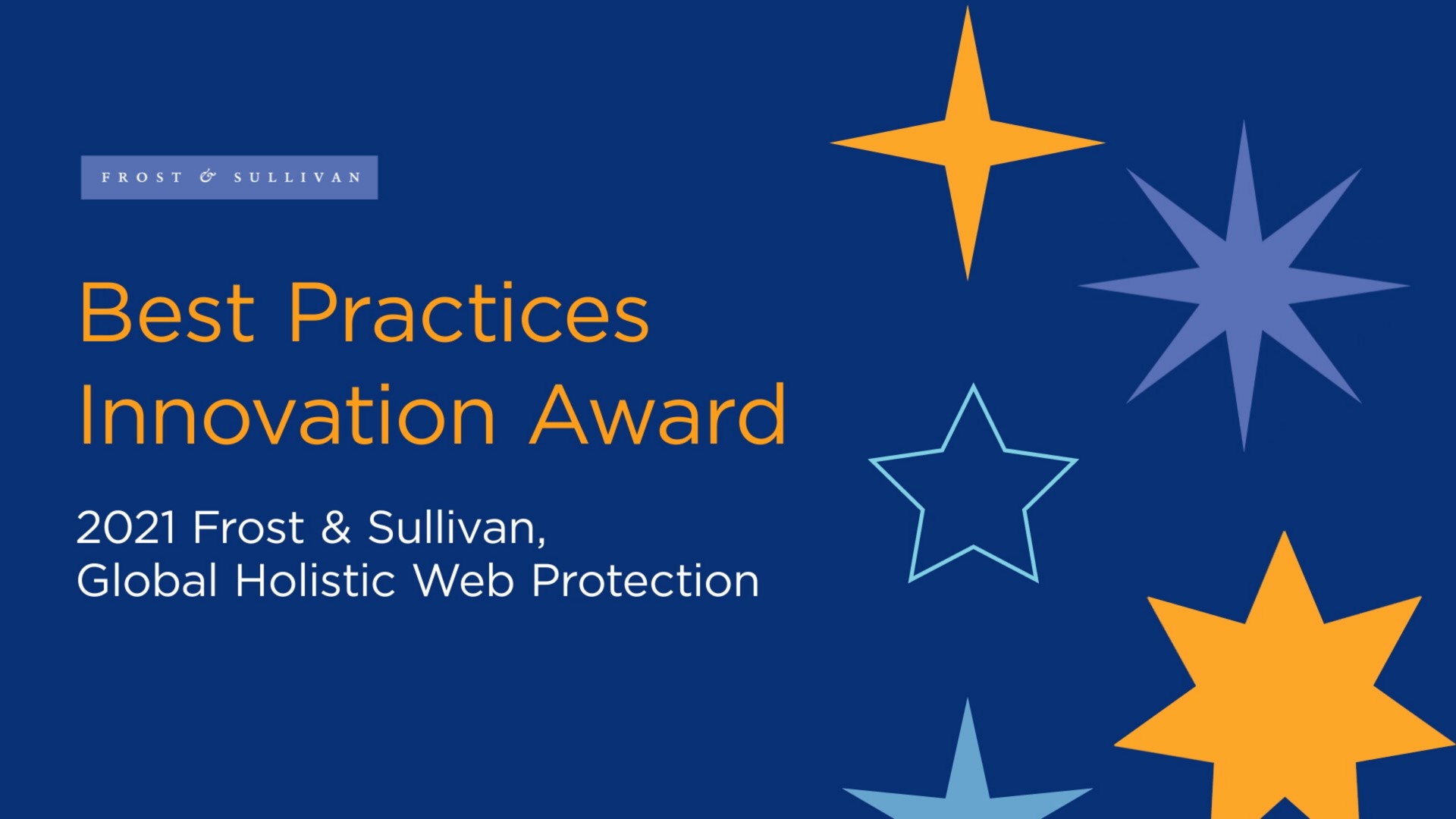 best practices innovation award frost global holistic web protection | Lumen
