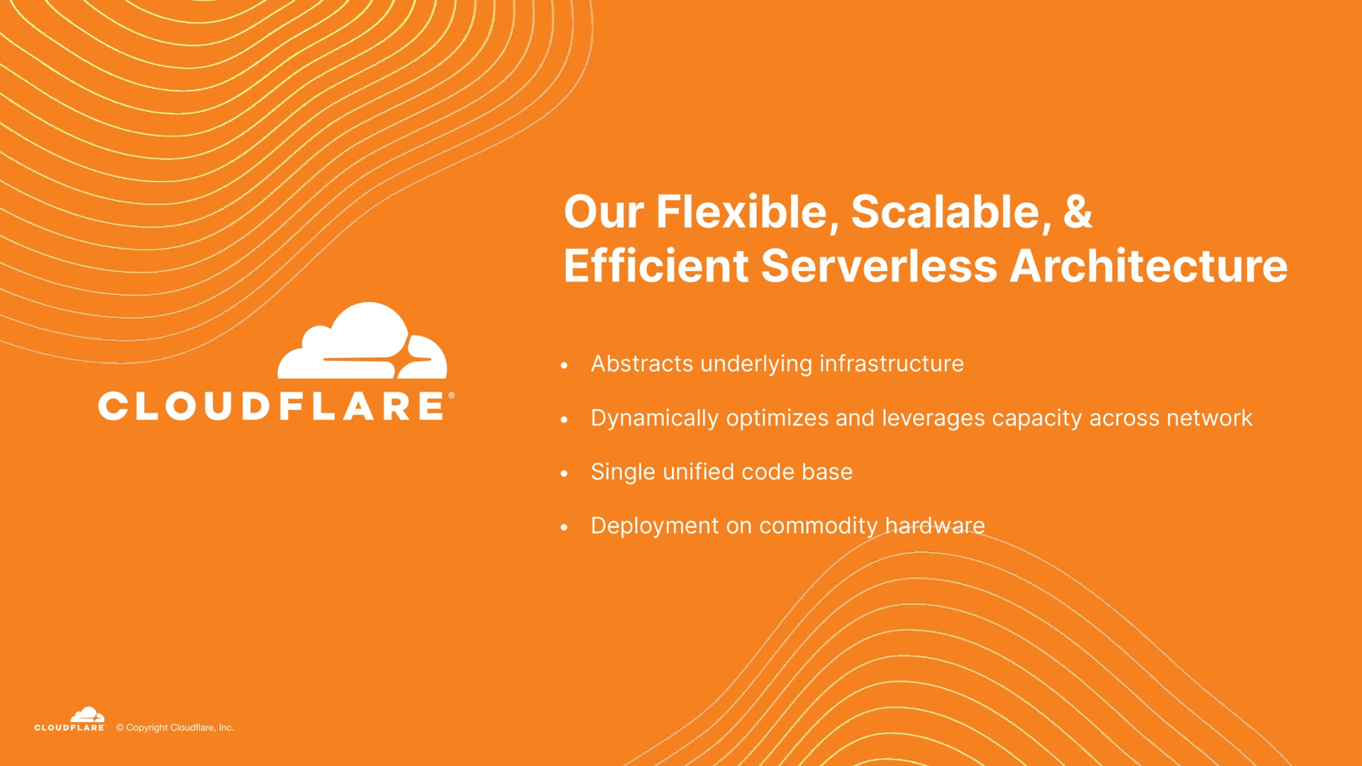 our flexible scalable efficient architecture | Cloudflare