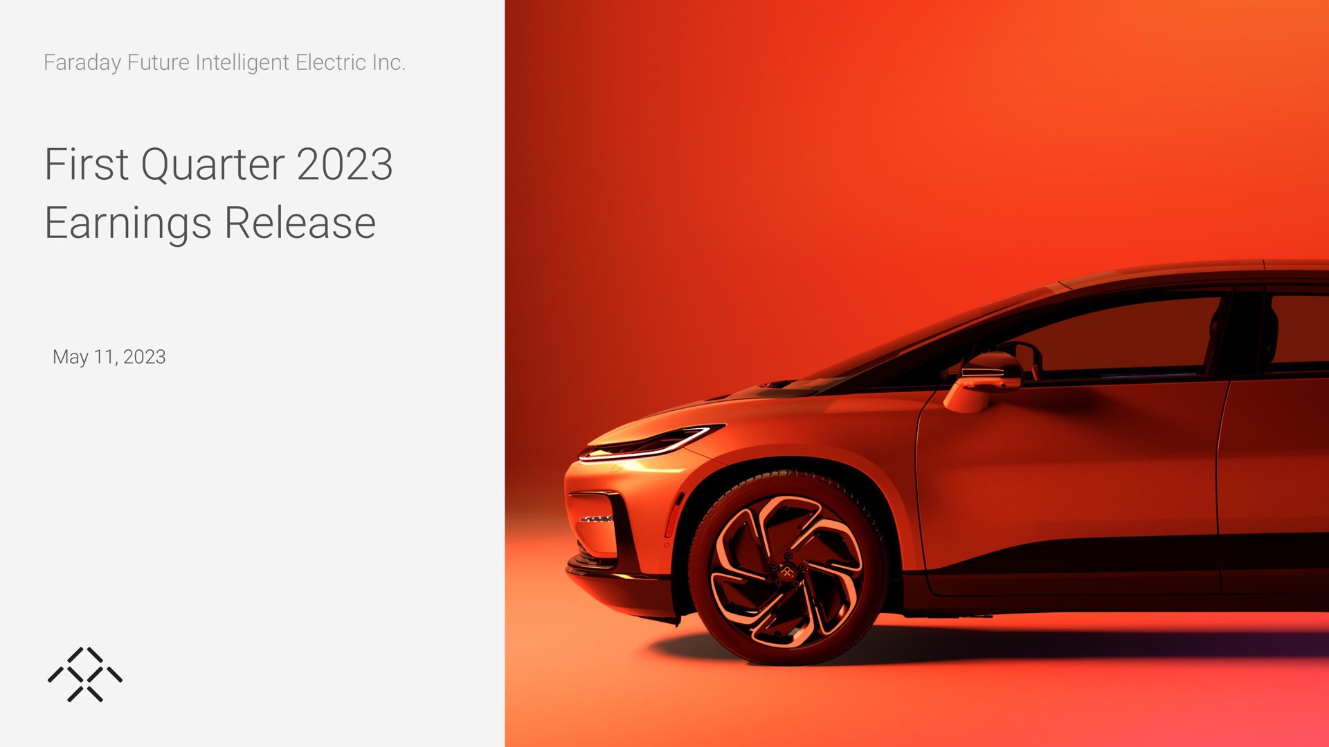faraday future intelligent electric first quarter earnings release may | Faraday Future