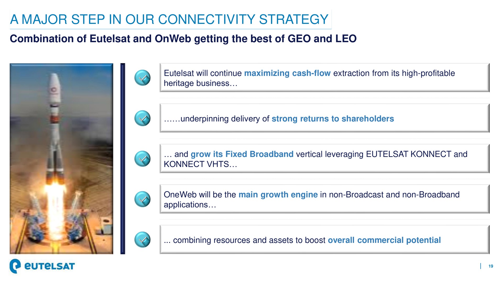 a major step in our connectivity strategy | Eutelsat