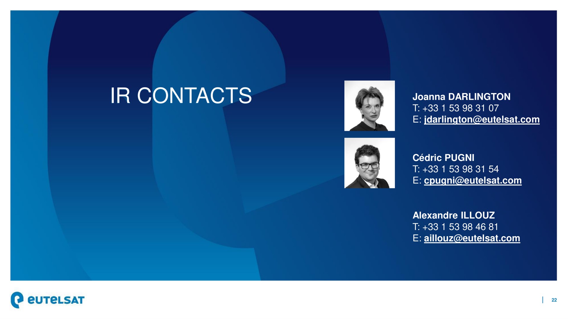 contacts | Eutelsat