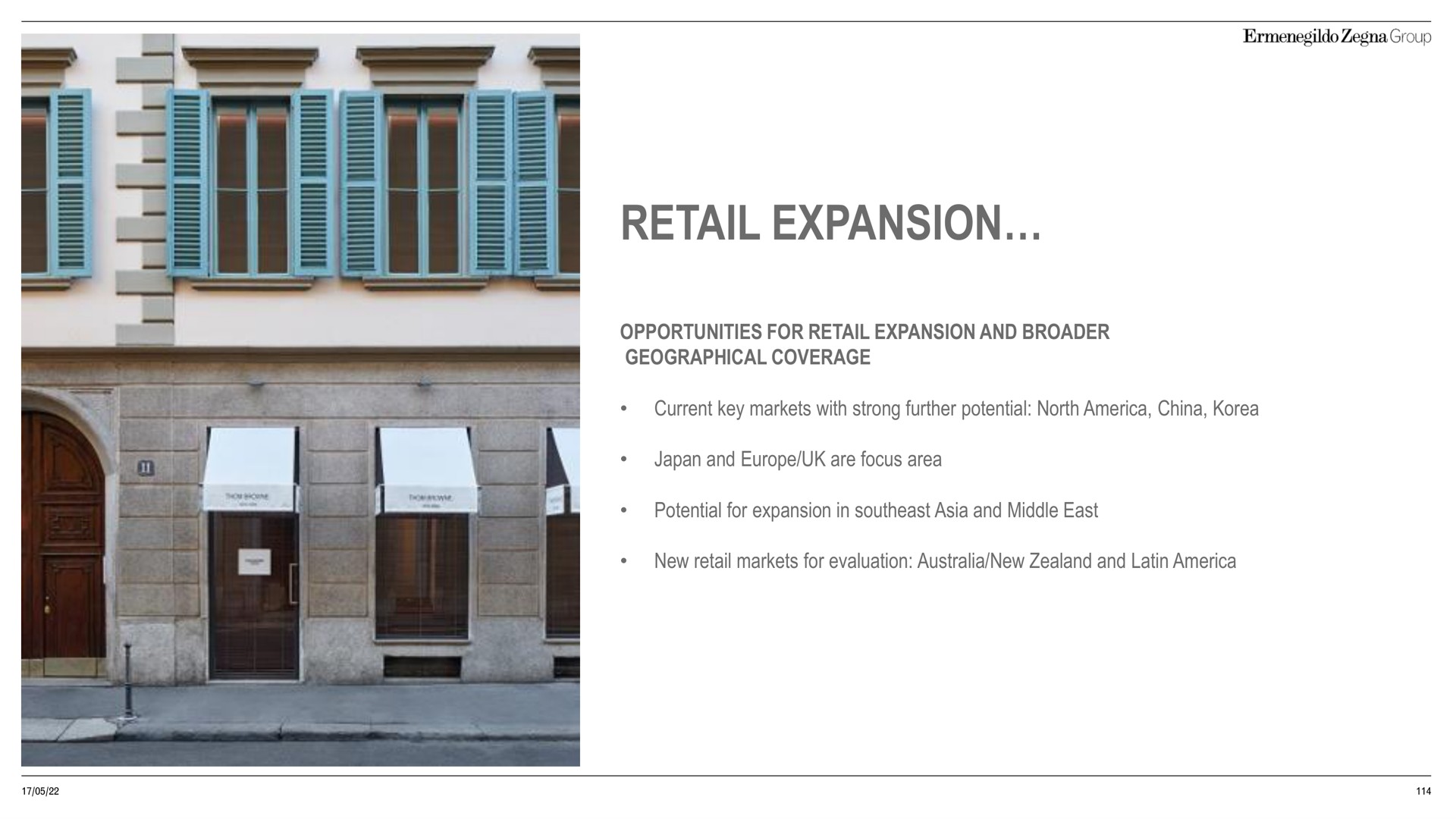 retail expansion | Zegna