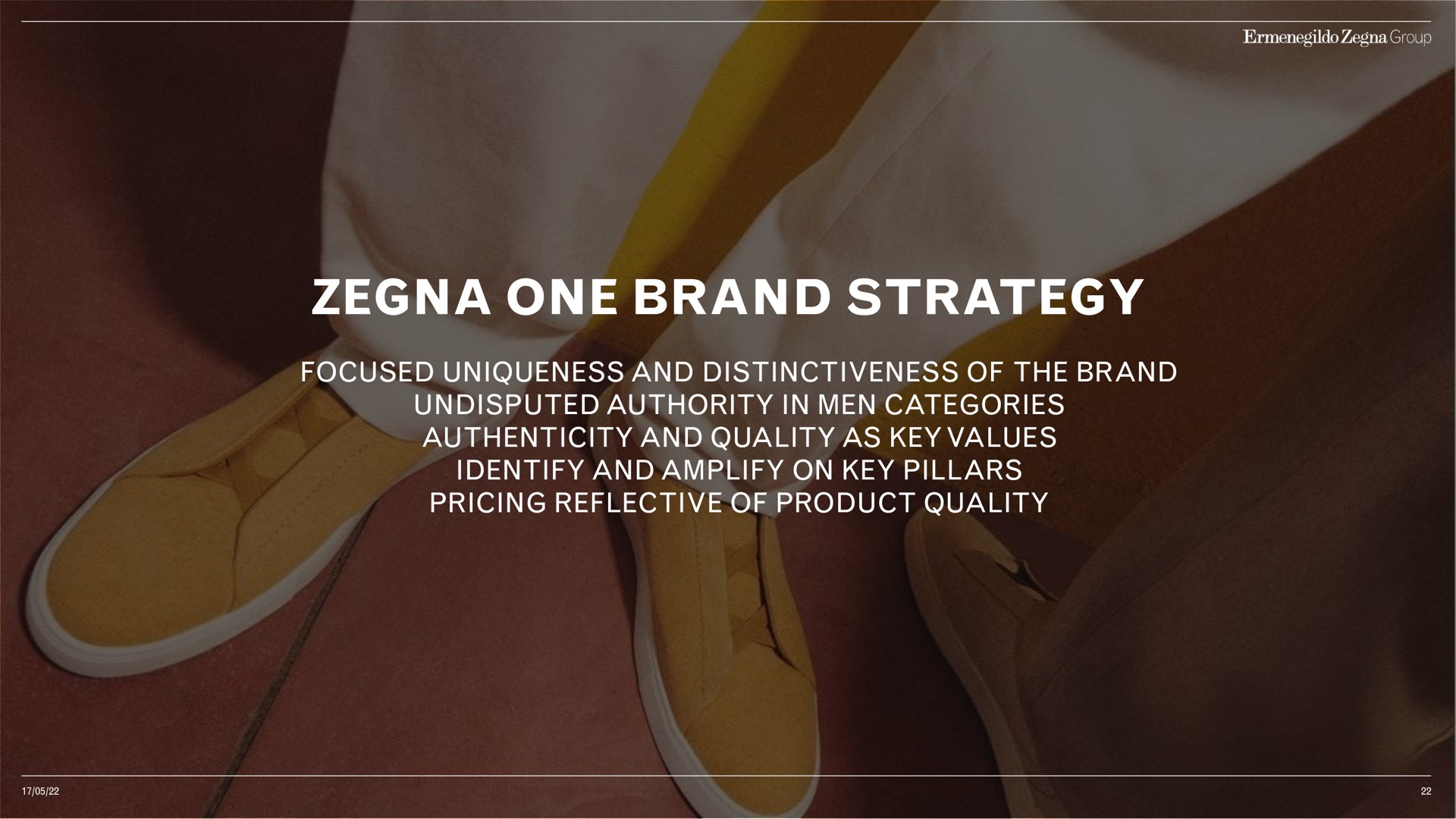 one brand strategy | Zegna