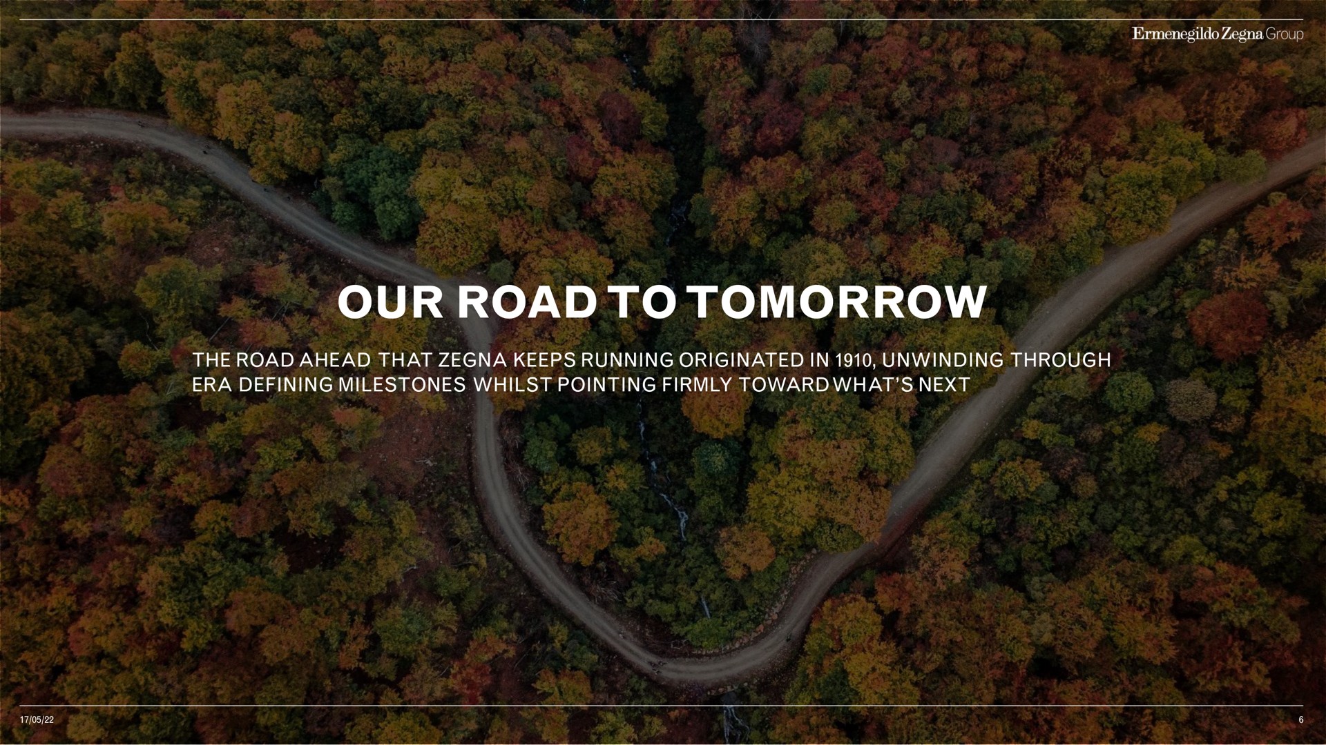 our road to tomorrow | Zegna
