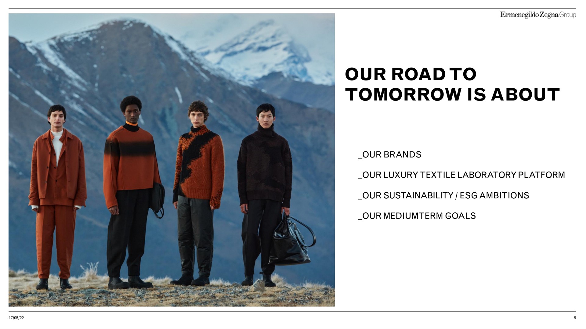 our road to tomorrow is about | Zegna