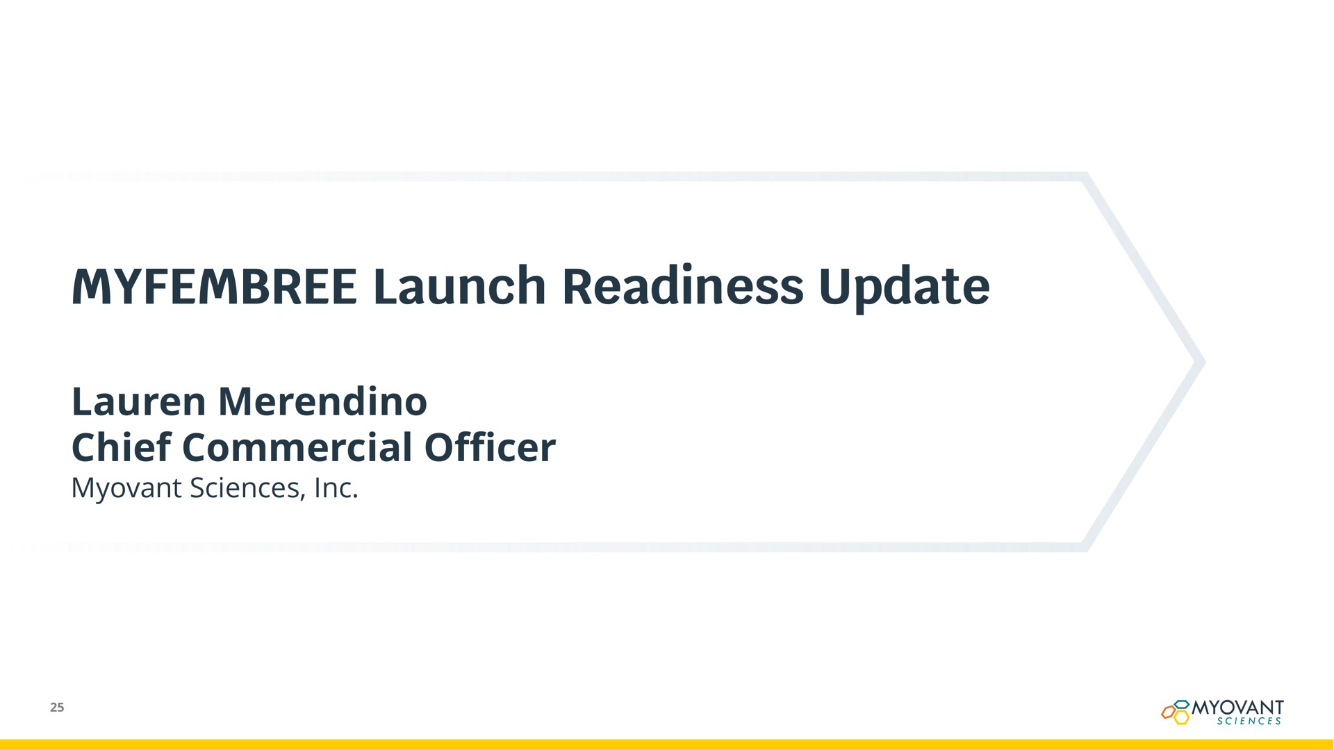 launch readiness update | Myovant Sciences