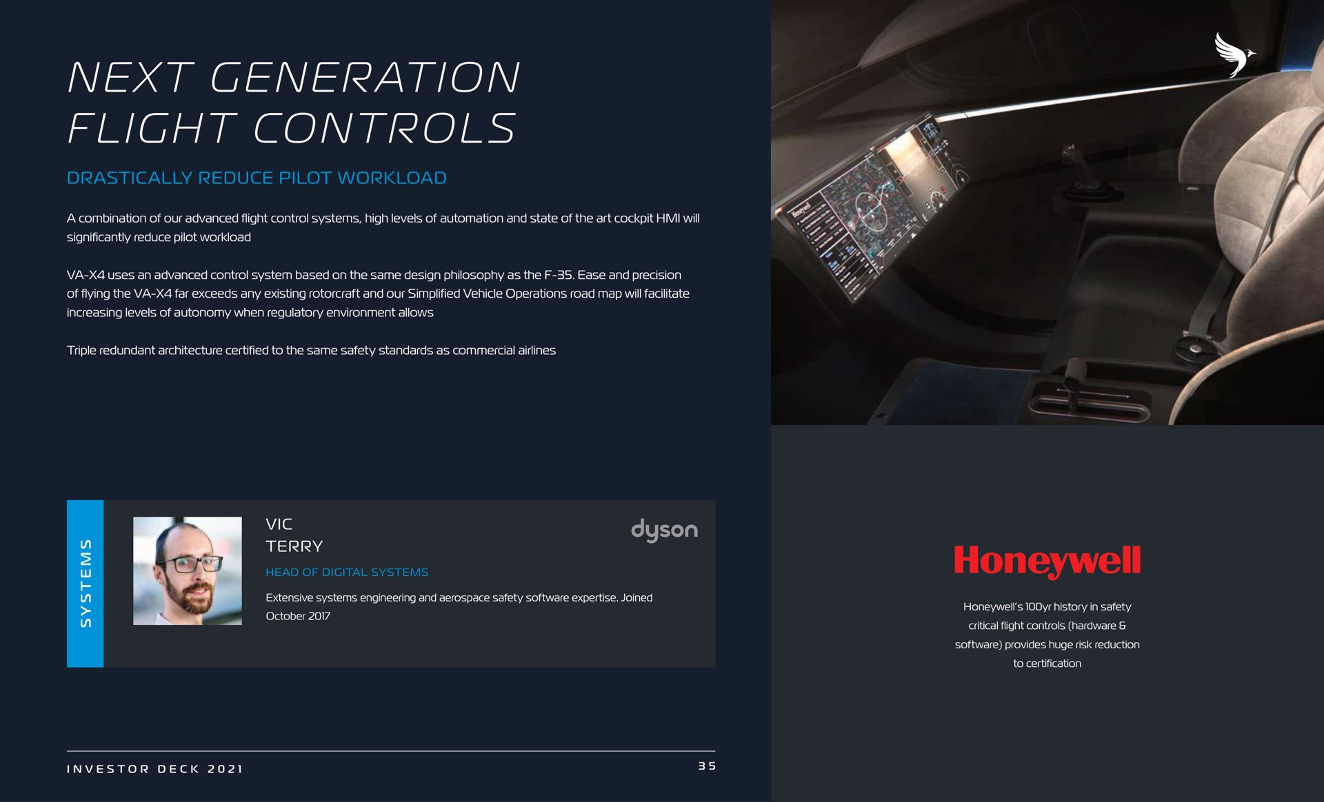 at i i next generation flight controls on | Vertical Aerospace