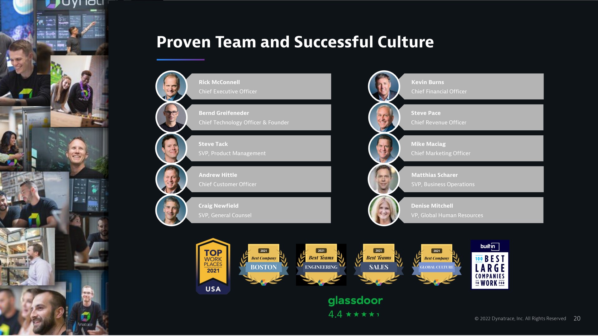 proven team and successful culture | Dynatrace