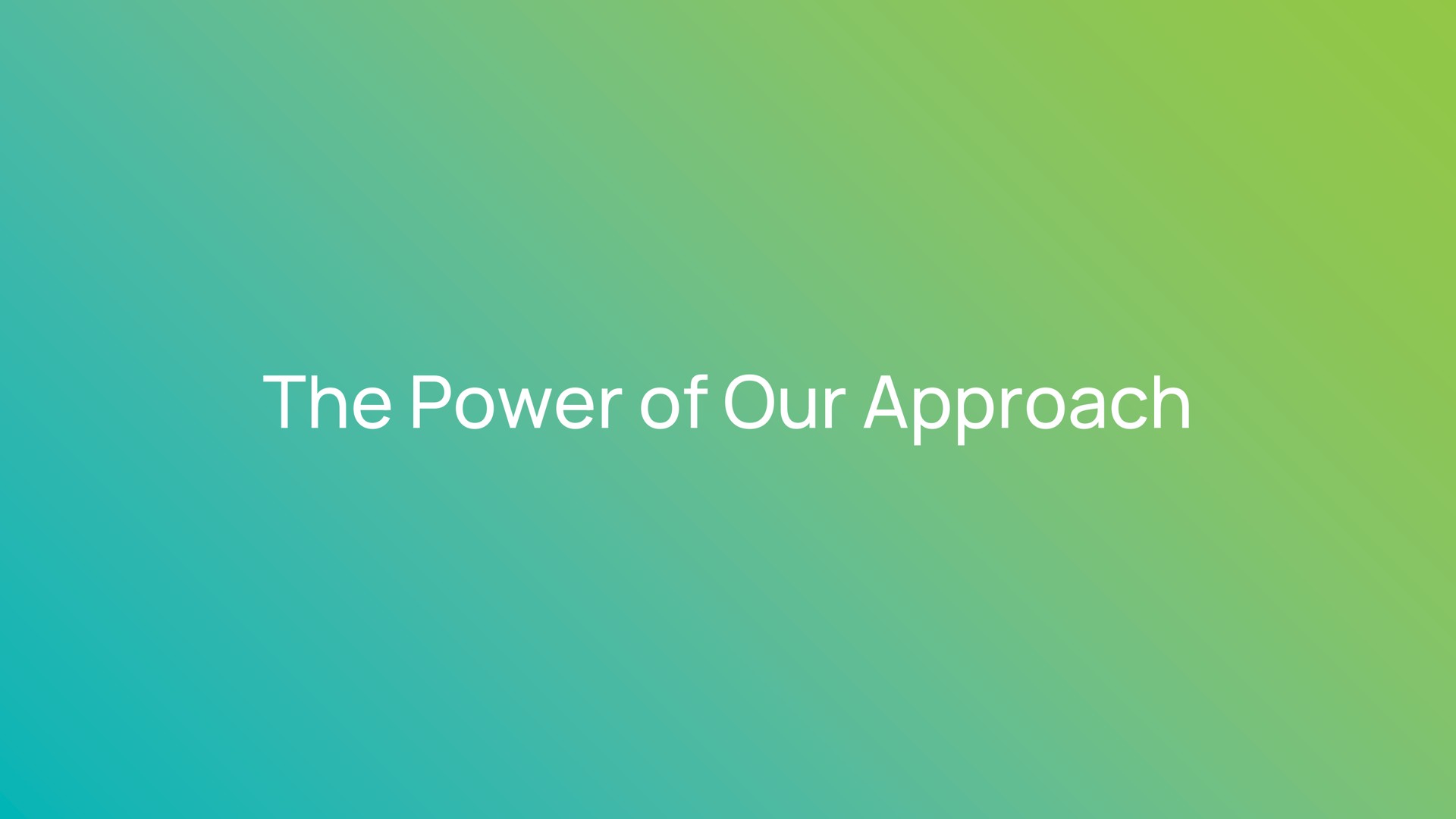 the power of our approach | 23andMe
