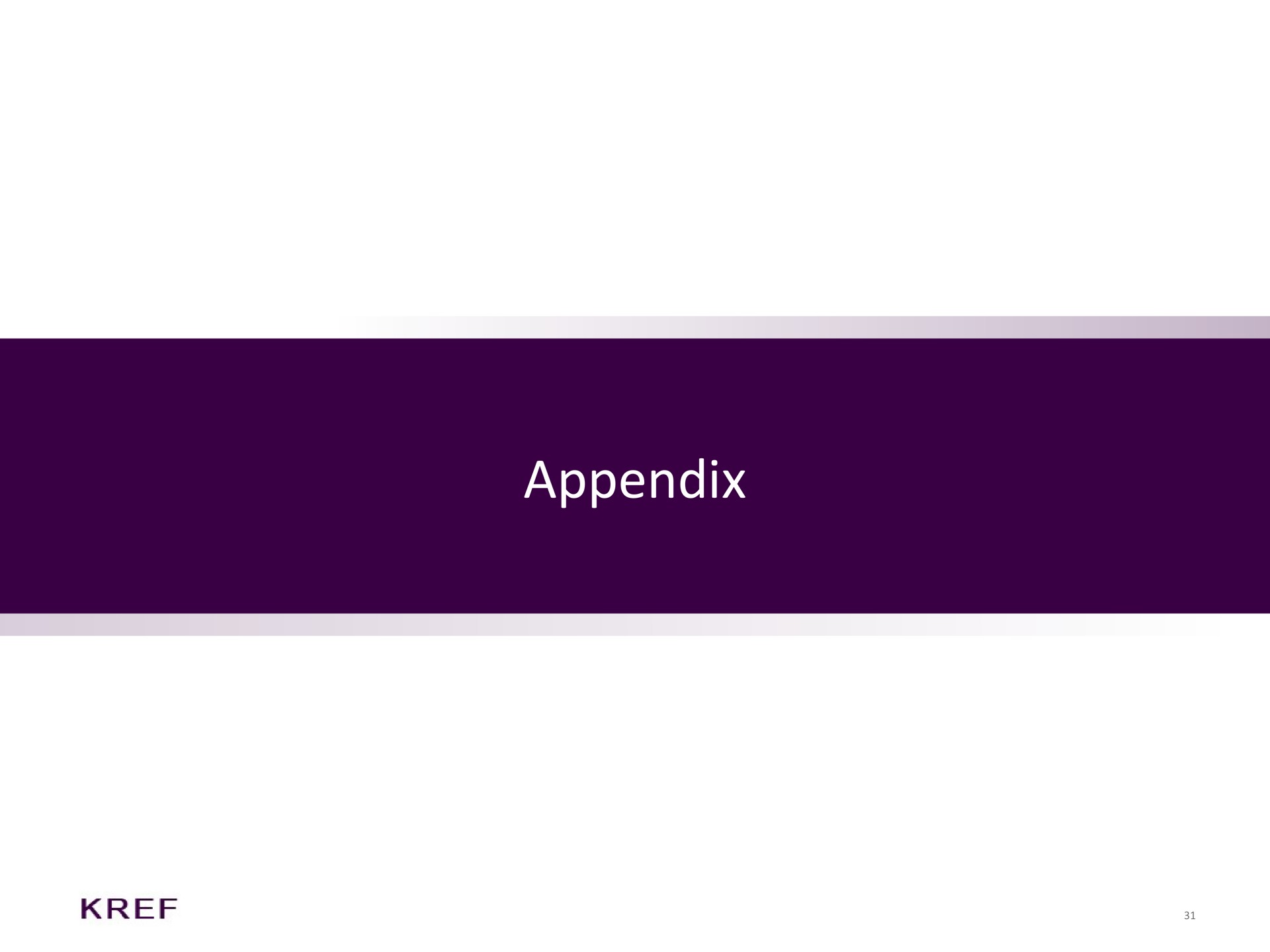 appendix | KKR Real Estate Finance Trust