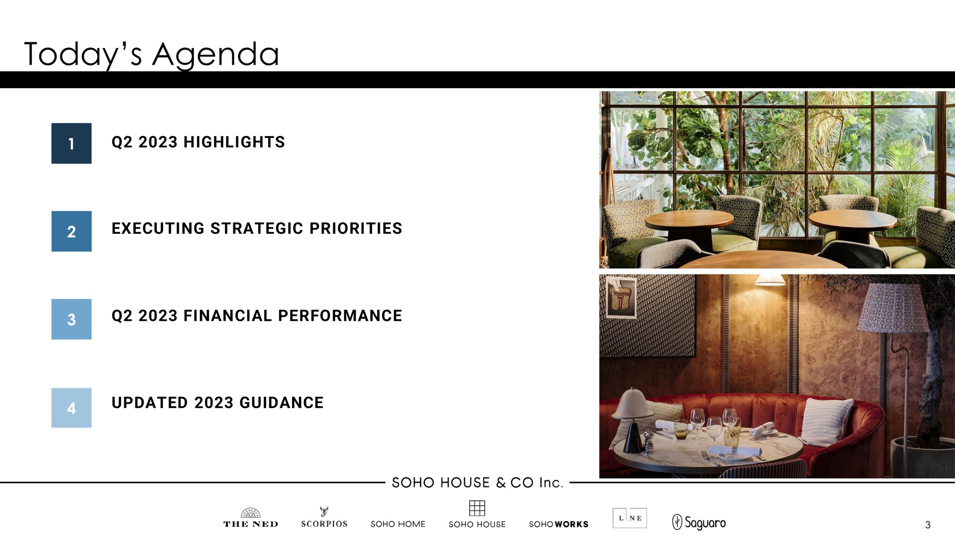 today agenda | Membership Collective Group