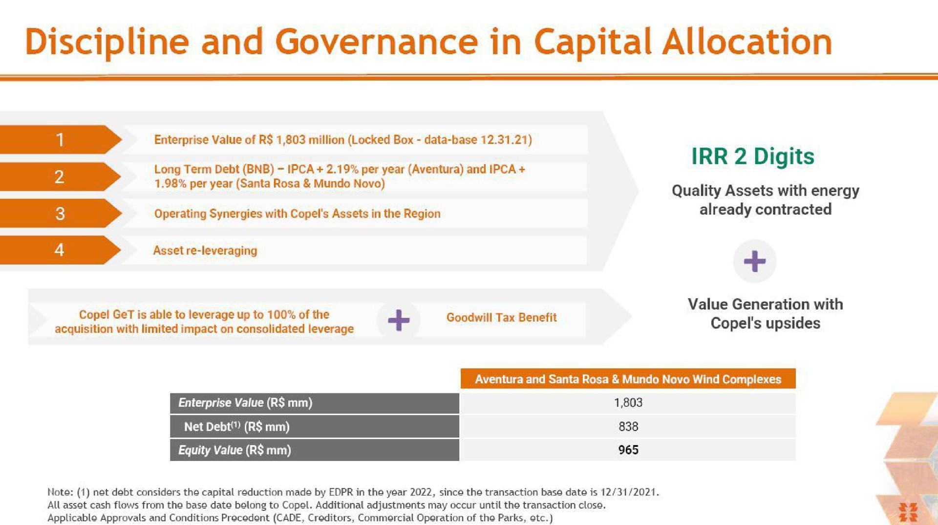 discipline and governance in capital allocation | Energy Company of Parana