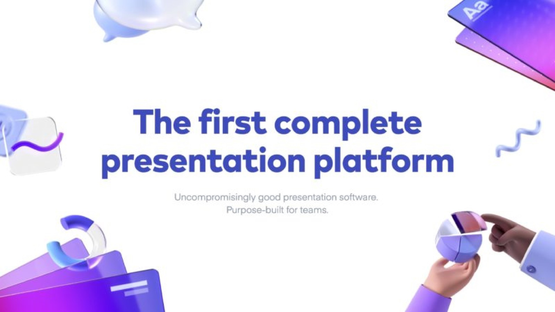 the first complete presentation platform my | Pitch
