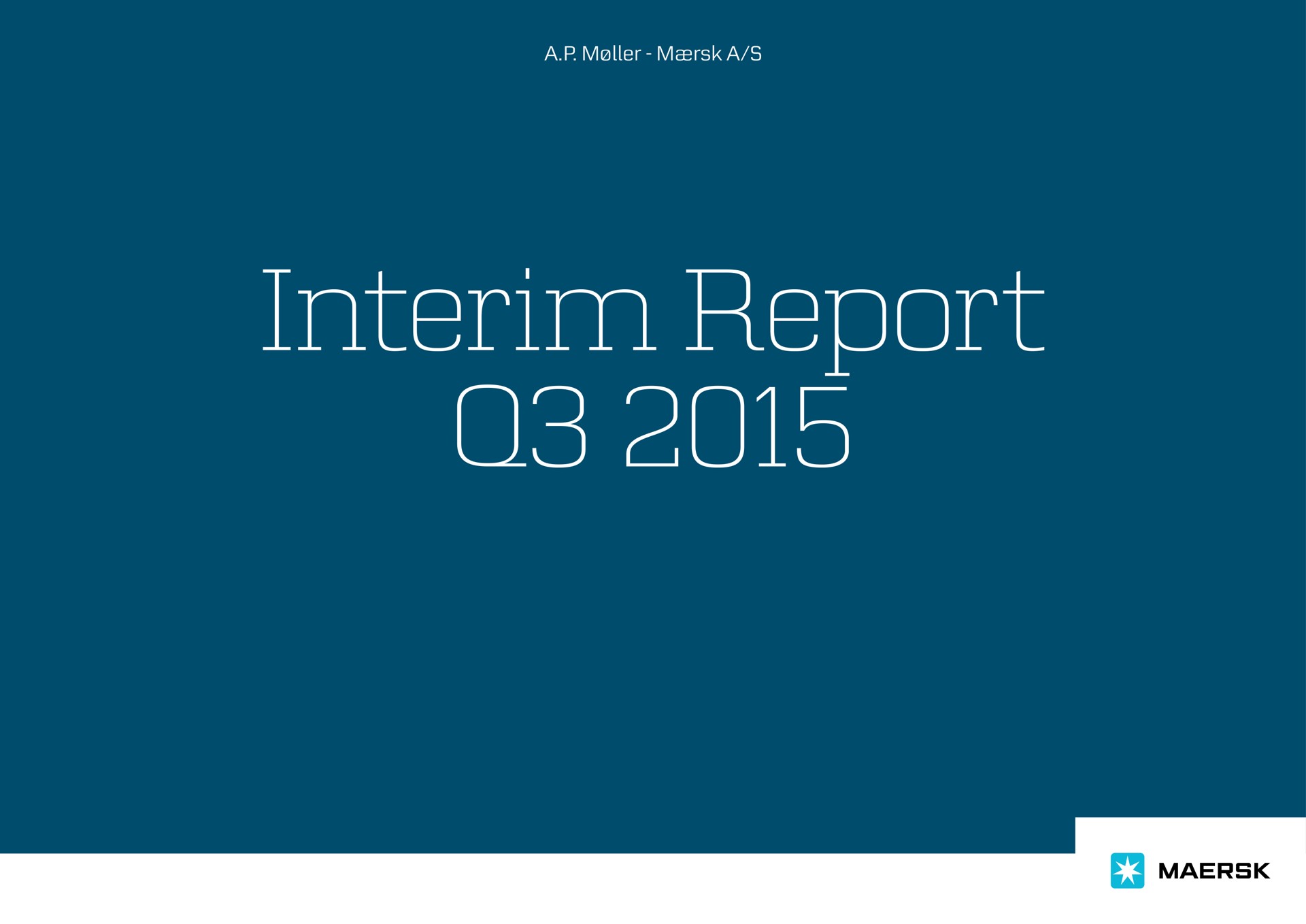 interim report | Maersk