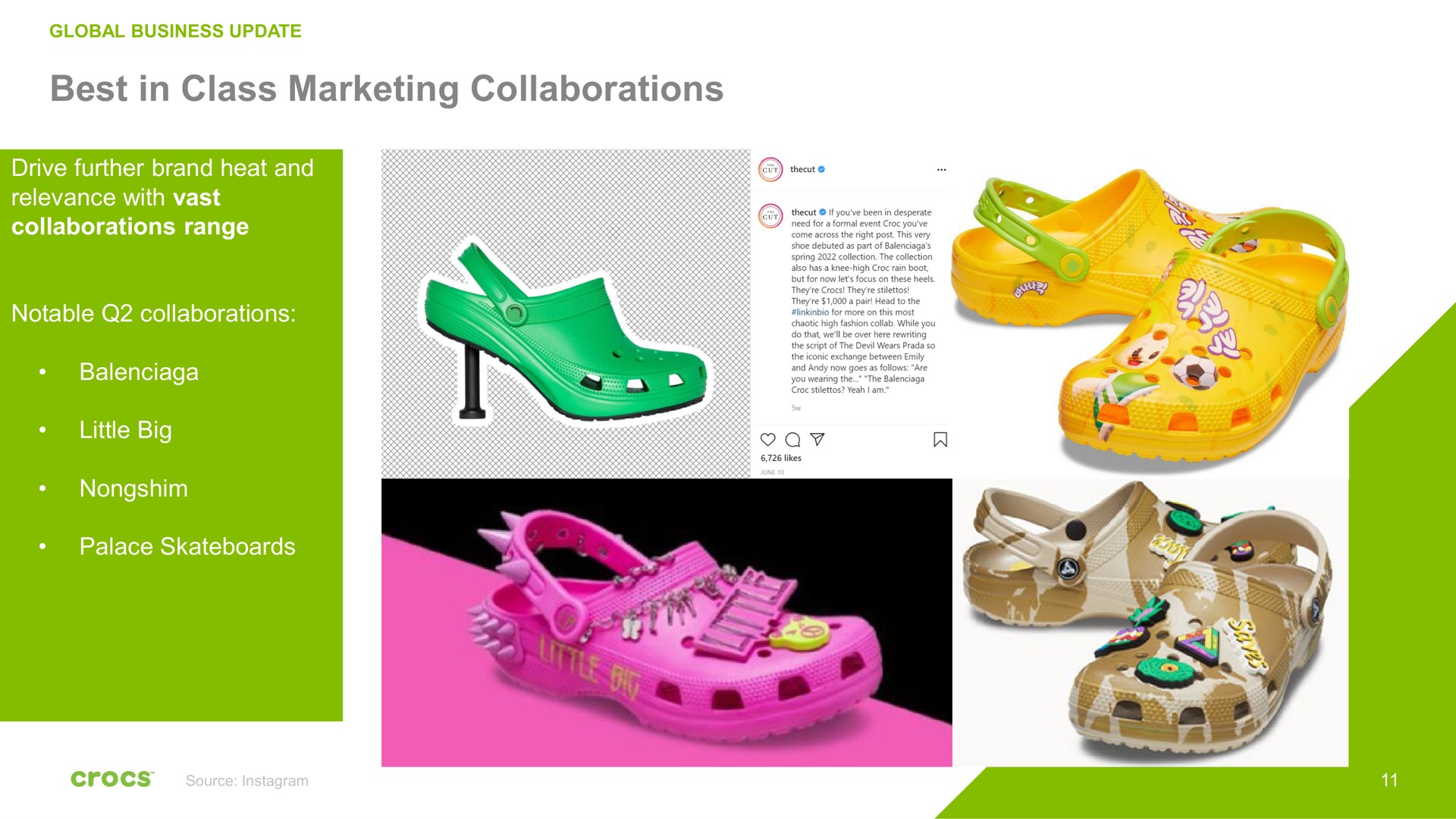 best in class marketing collaborations source ins | Crocs