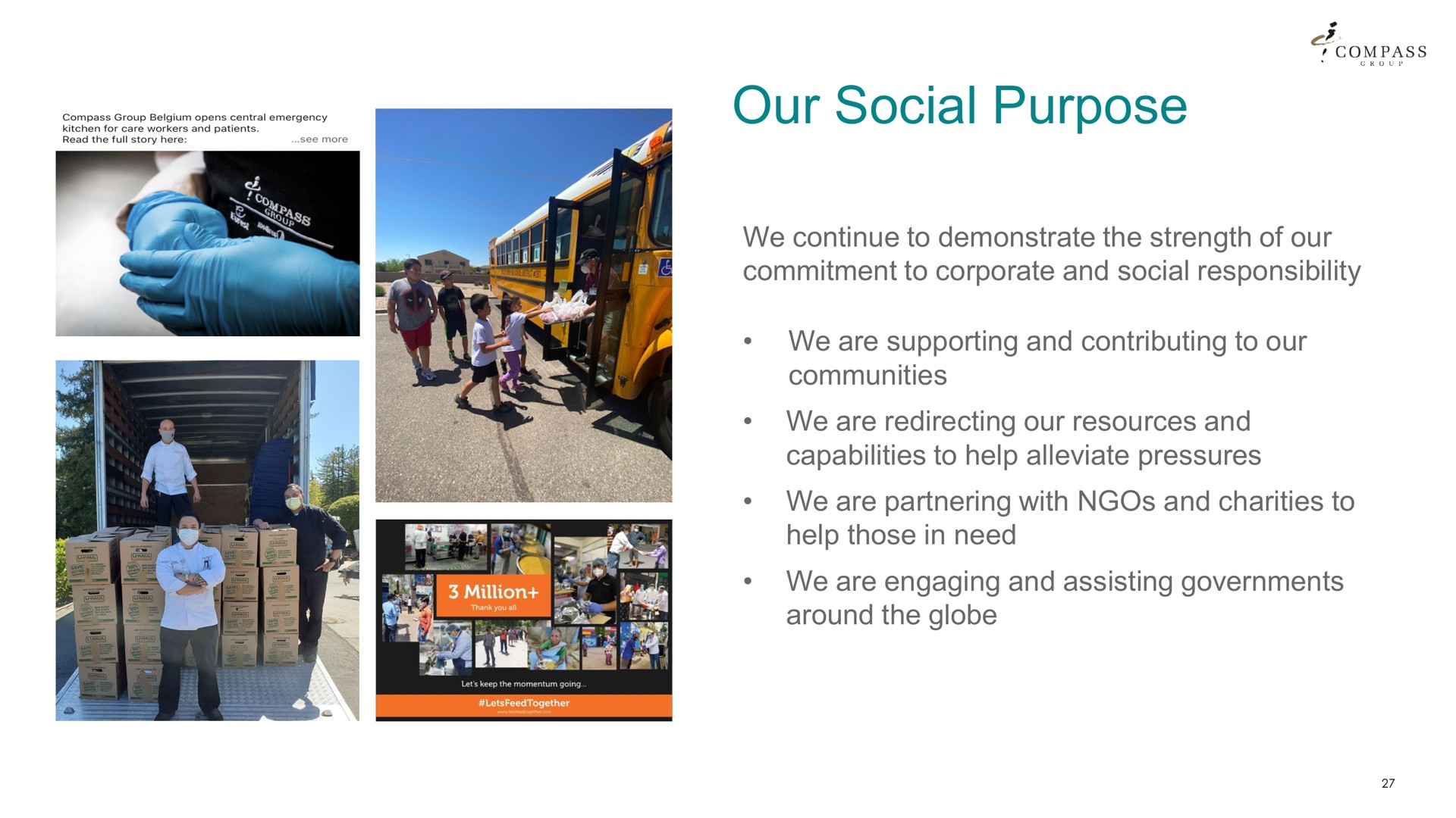 our social purpose | Compass Group
