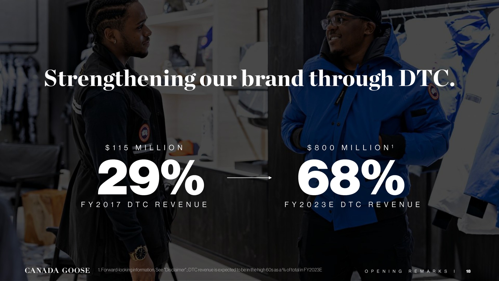 strengthening our brand through million a are wet cee | Canada Goose