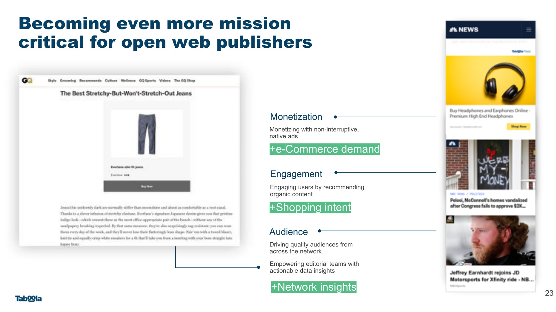 becoming even more mission critical for open web publishers | Taboola