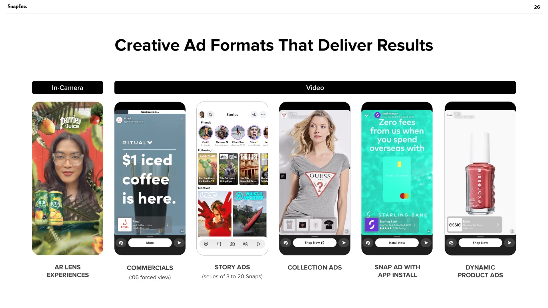 creative formats that deliver results get sliced coffee | Snap Inc