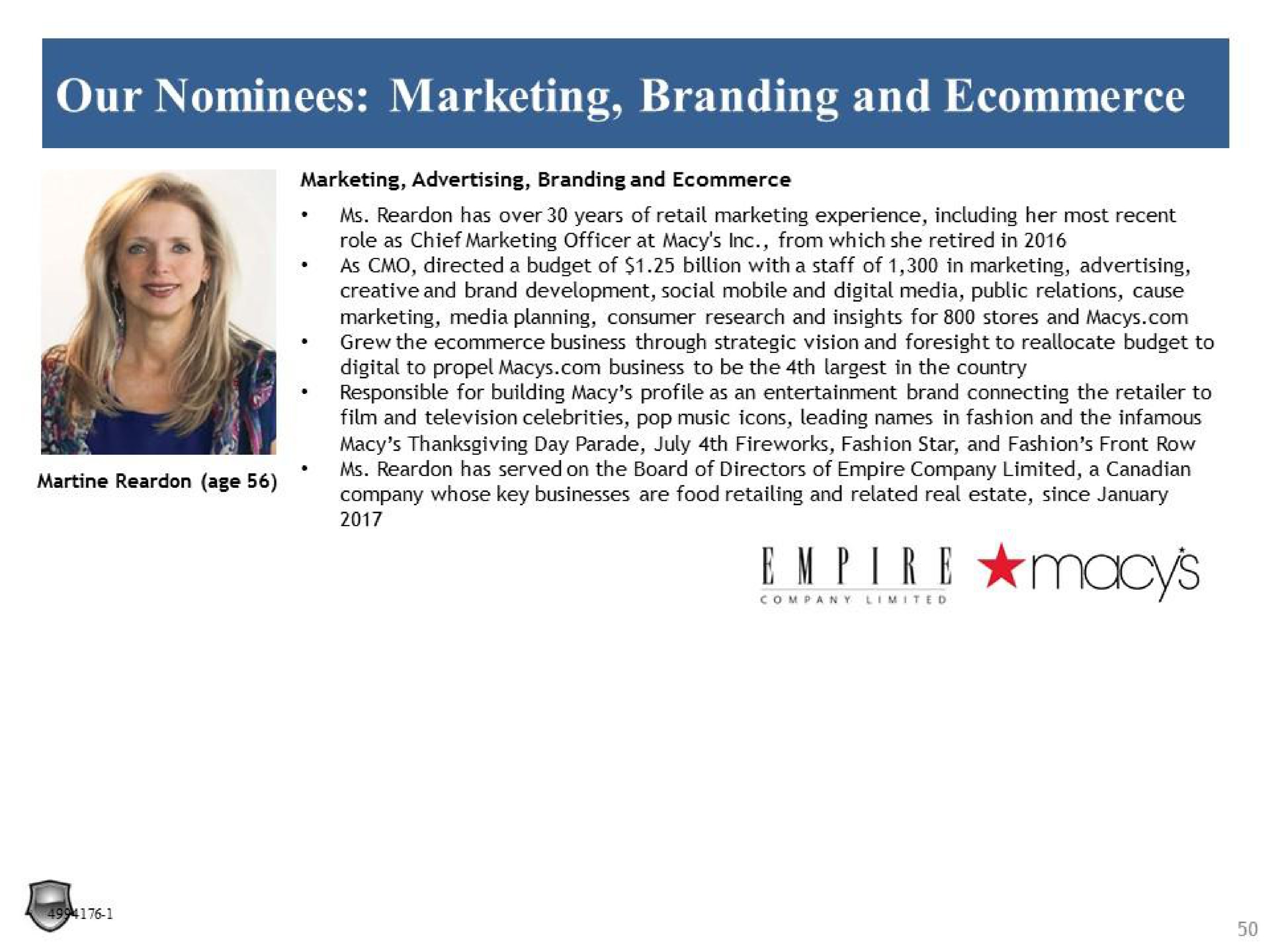 our nominees marketing branding and empire | Legion Partners