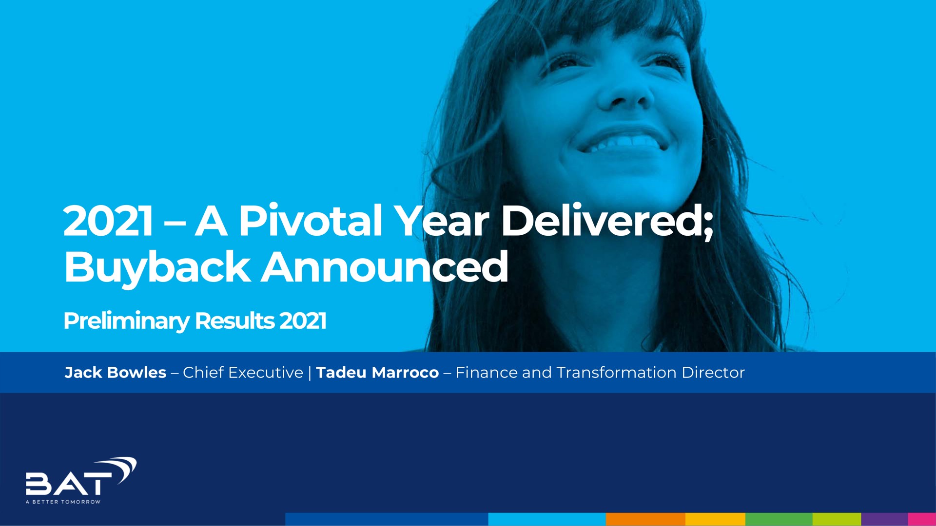 a pivotal year delivered announced | BAT