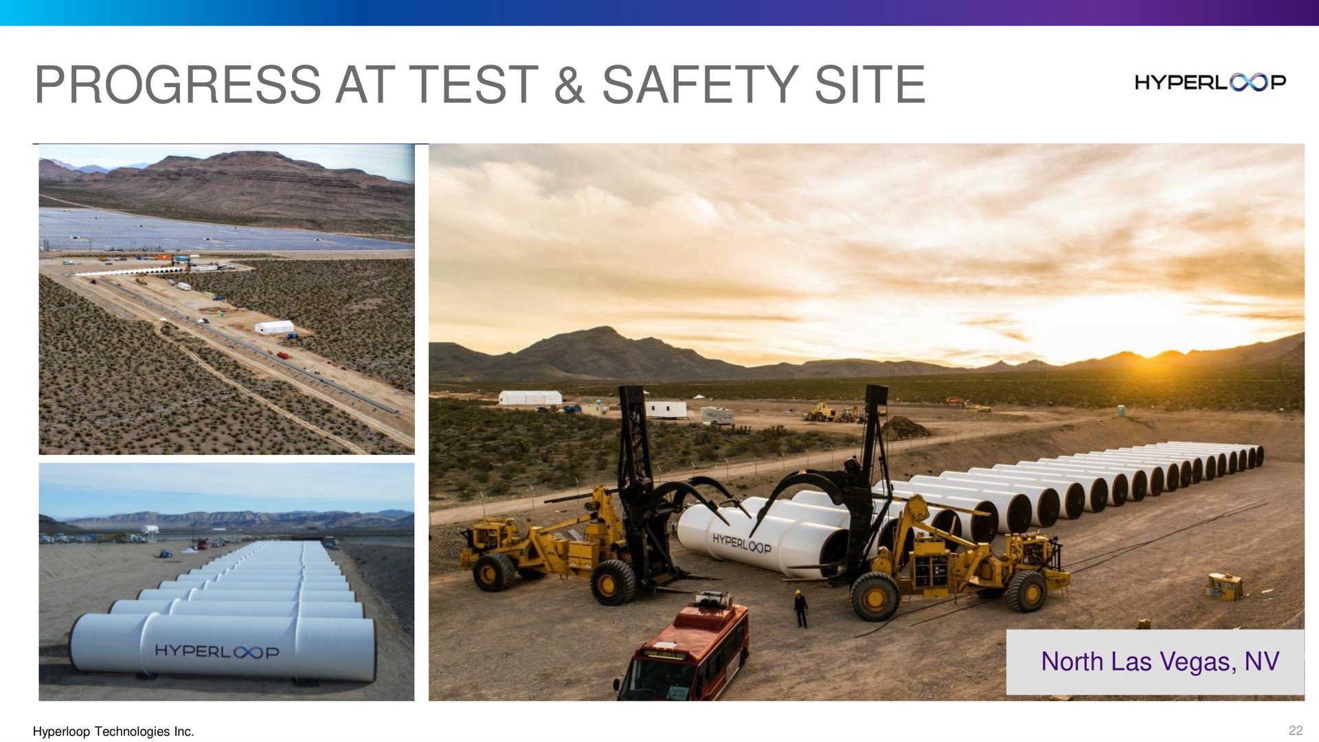 progress at test safety site | Hyperloop One