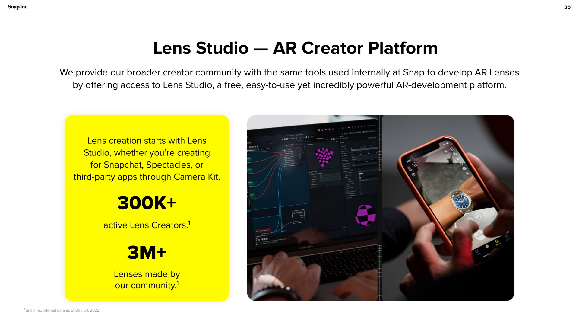 lens studio creator platform our community | Snap Inc