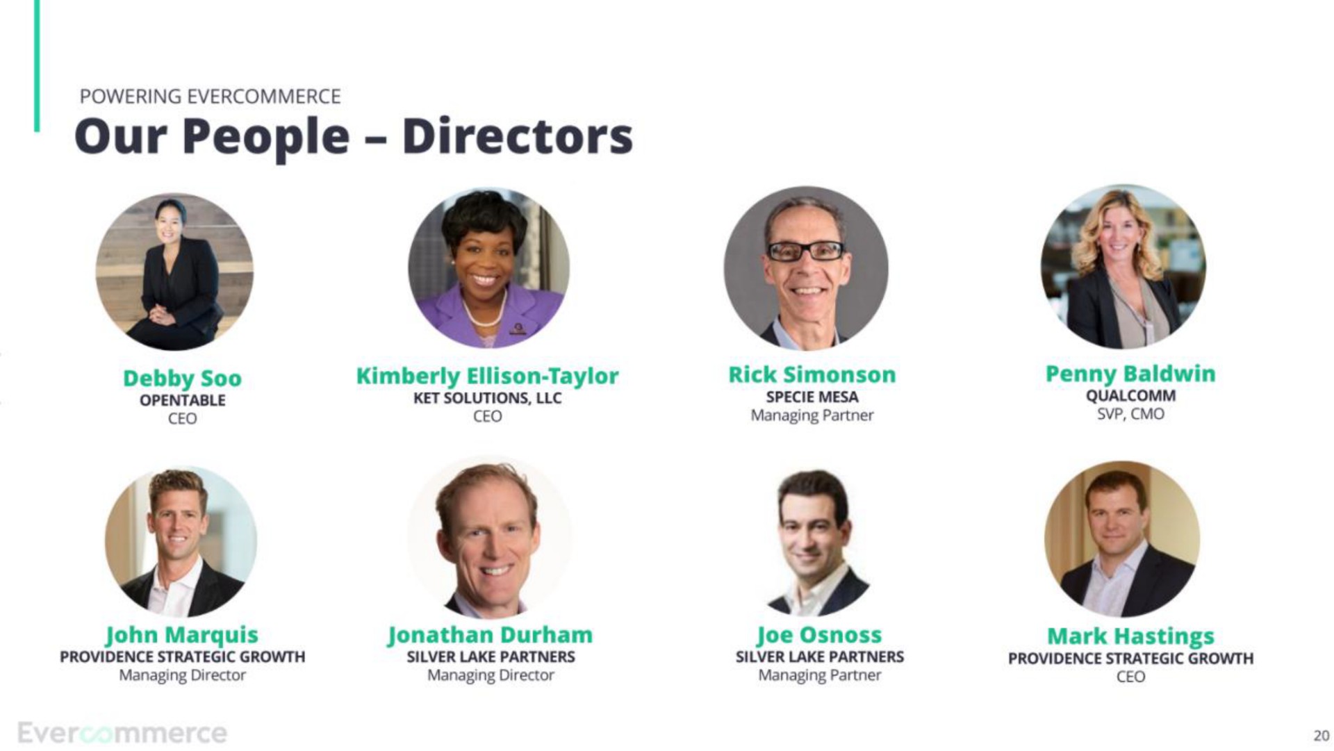 our people directors | EverCommerce
