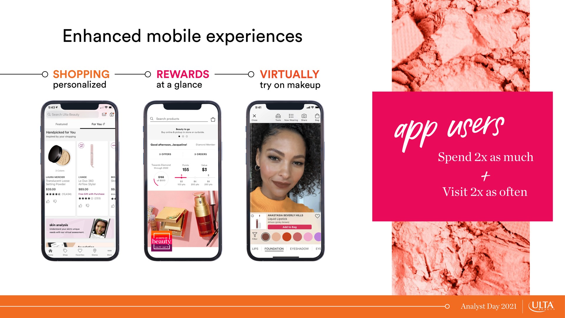 enhanced mobile experiences a users a users | Ulta Beauty