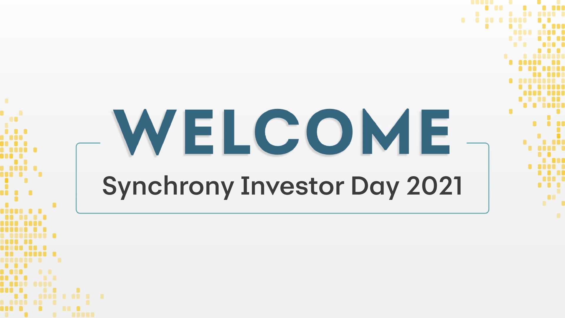 welcome synchrony investor day | Synchrony Financial