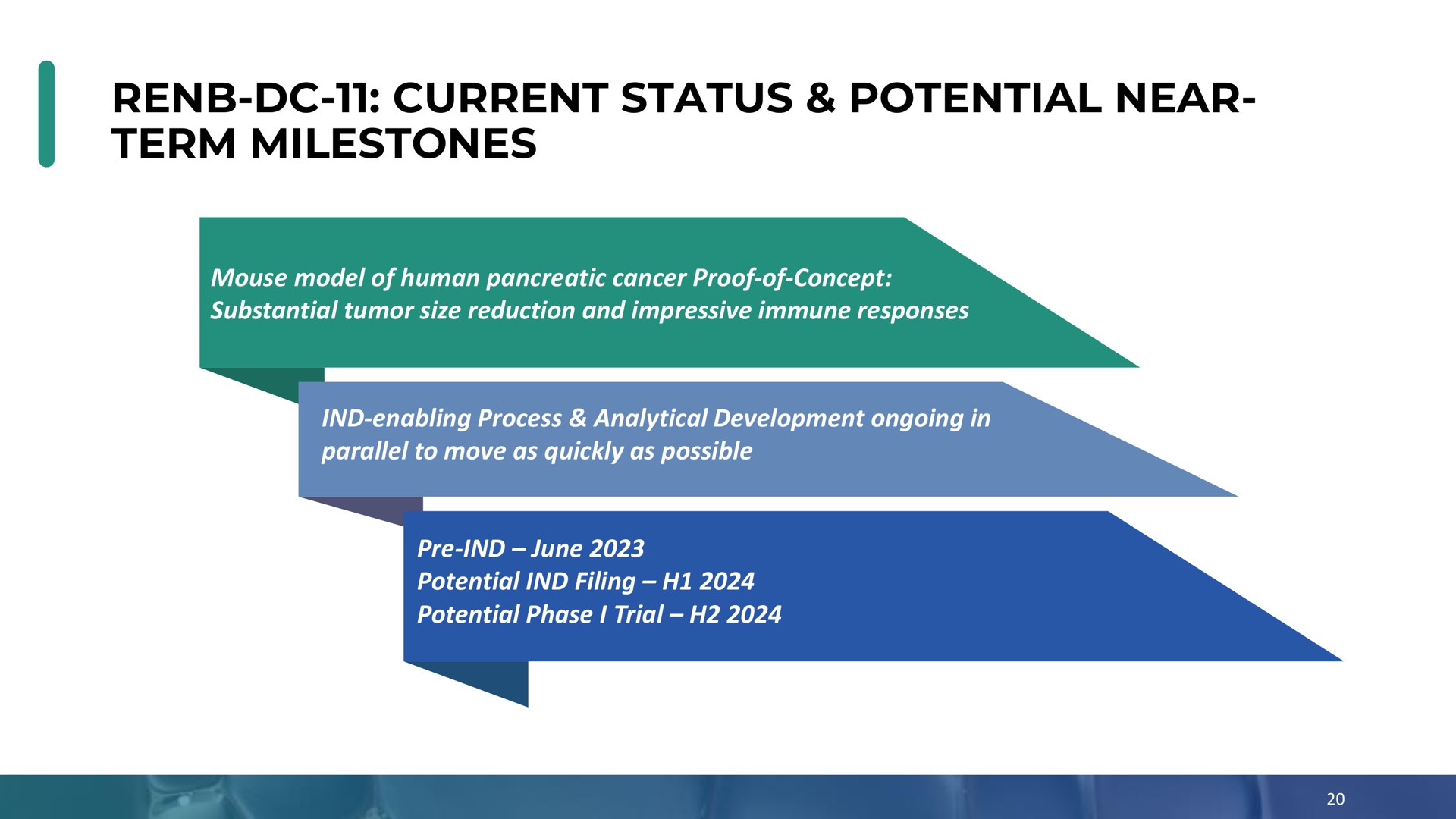 current status potential near term milestones | Enochian Biosciences