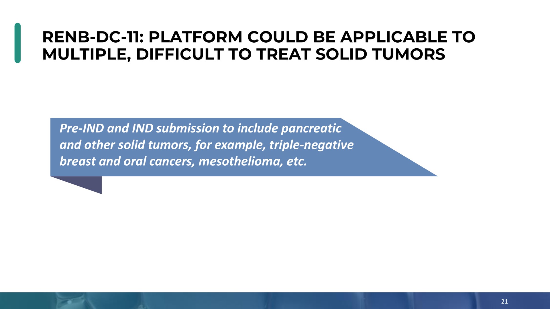 platform could be applicable to multiple difficult to treat solid tumors | Enochian Biosciences