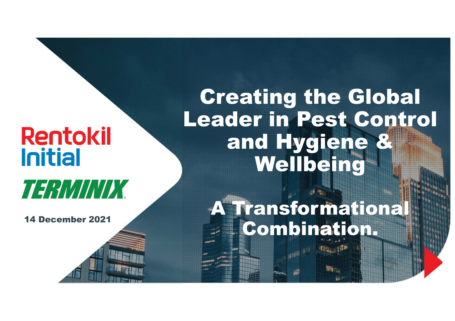 creating the global leader in pest control and hygiene a combination initial | Rentokil Initial