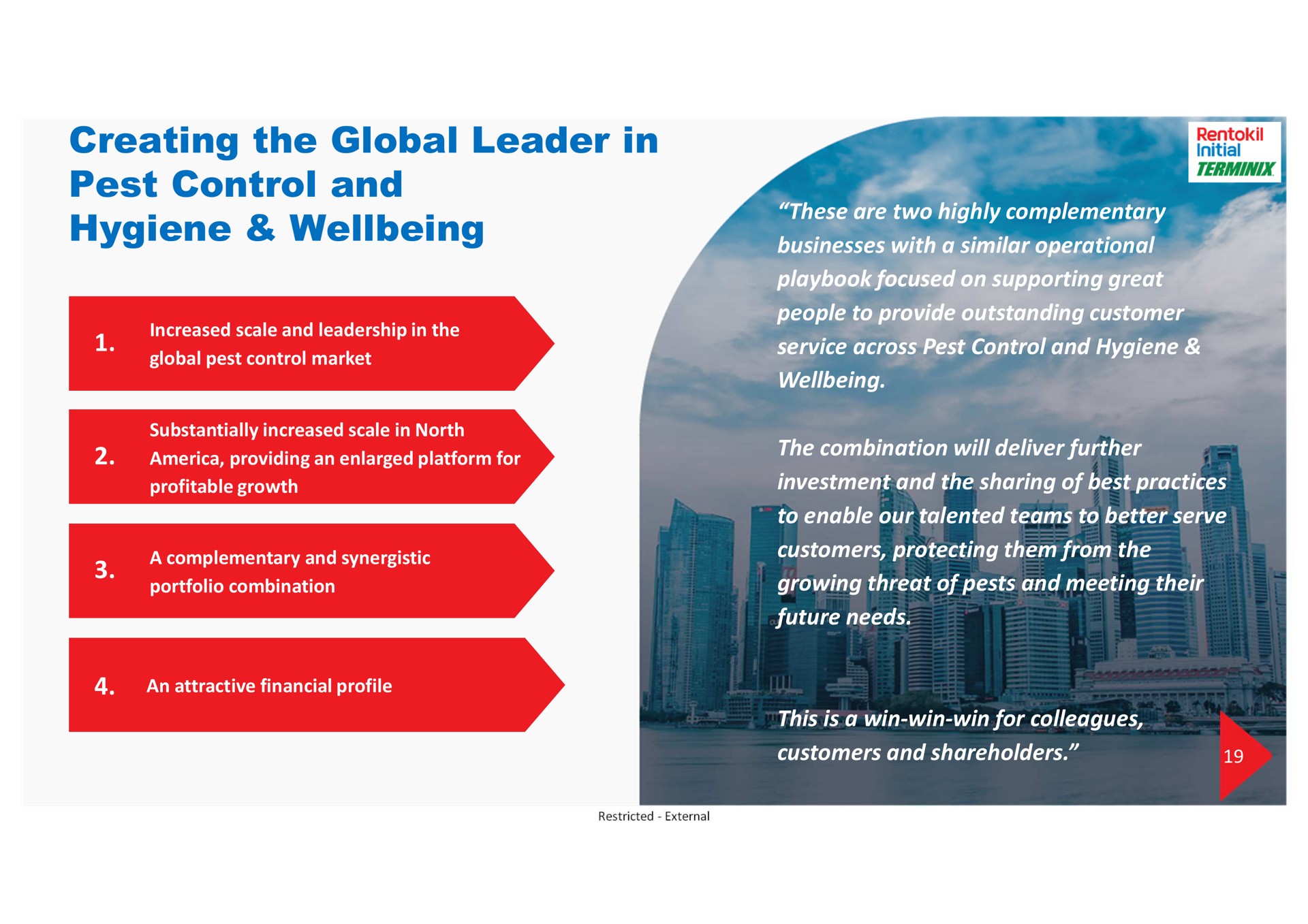 creating the global leader in pest control and hygiene | Rentokil Initial