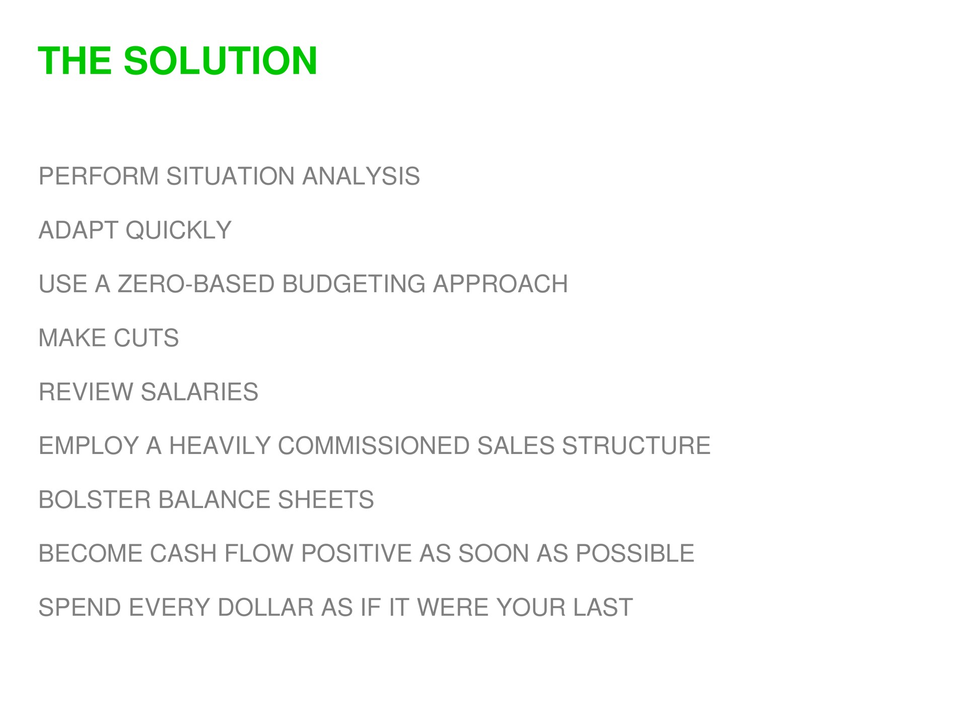 the solution | Sequoia Capital
