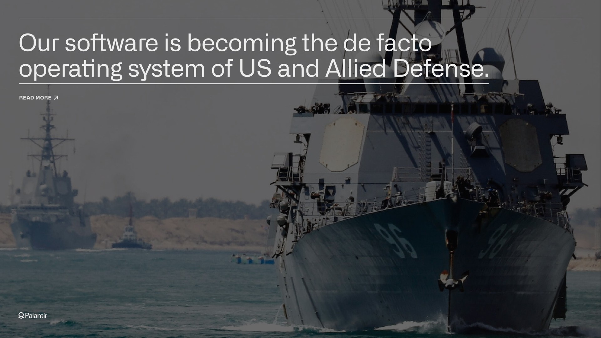 our is becoming the operating system of us and allied defense | Palantir