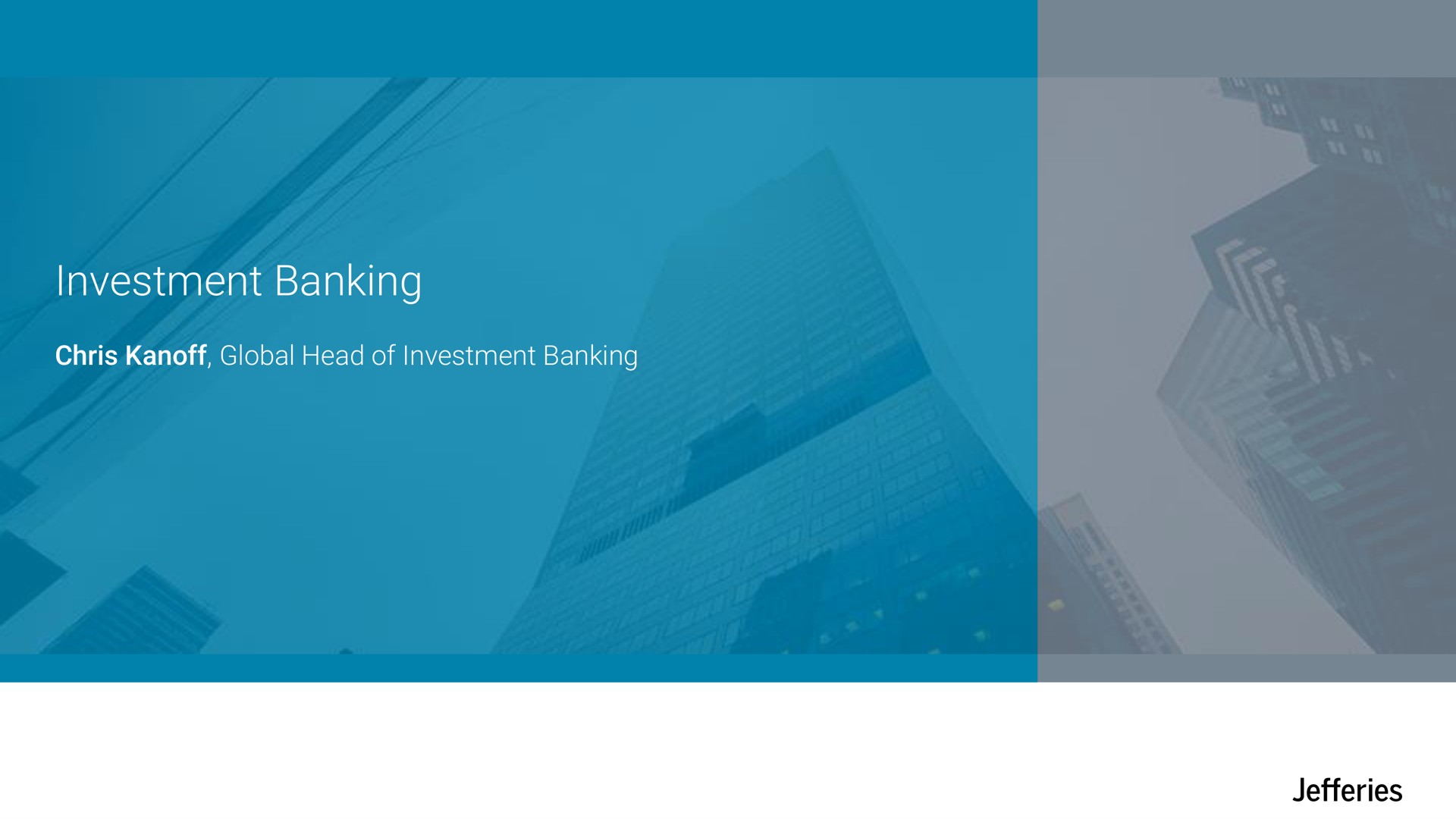 investment banking | Jefferies Financial Group