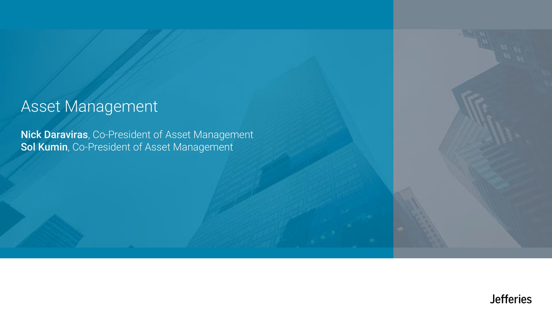 asset management | Jefferies Financial Group