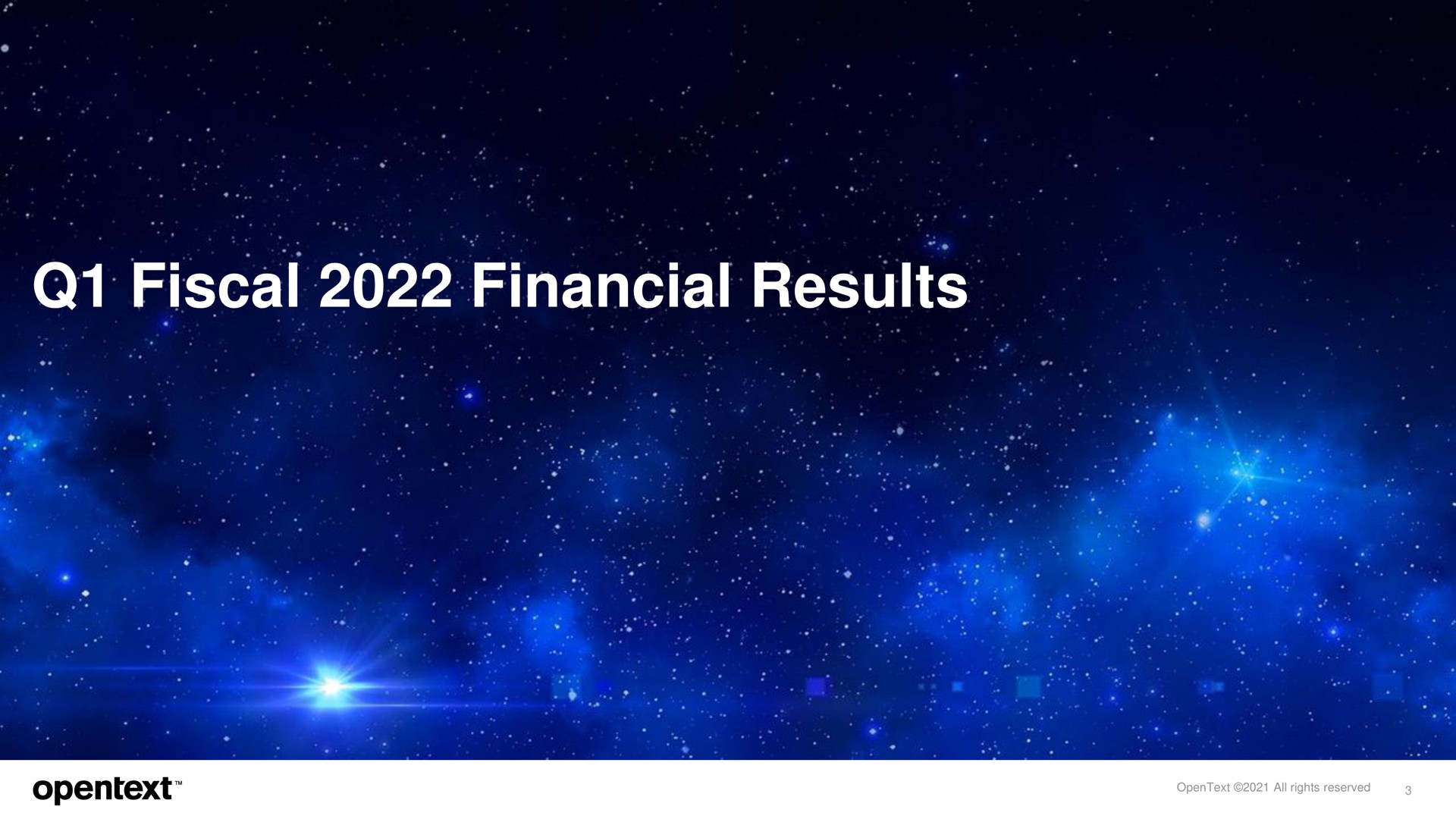 fiscal financial results seater tes | OpenText