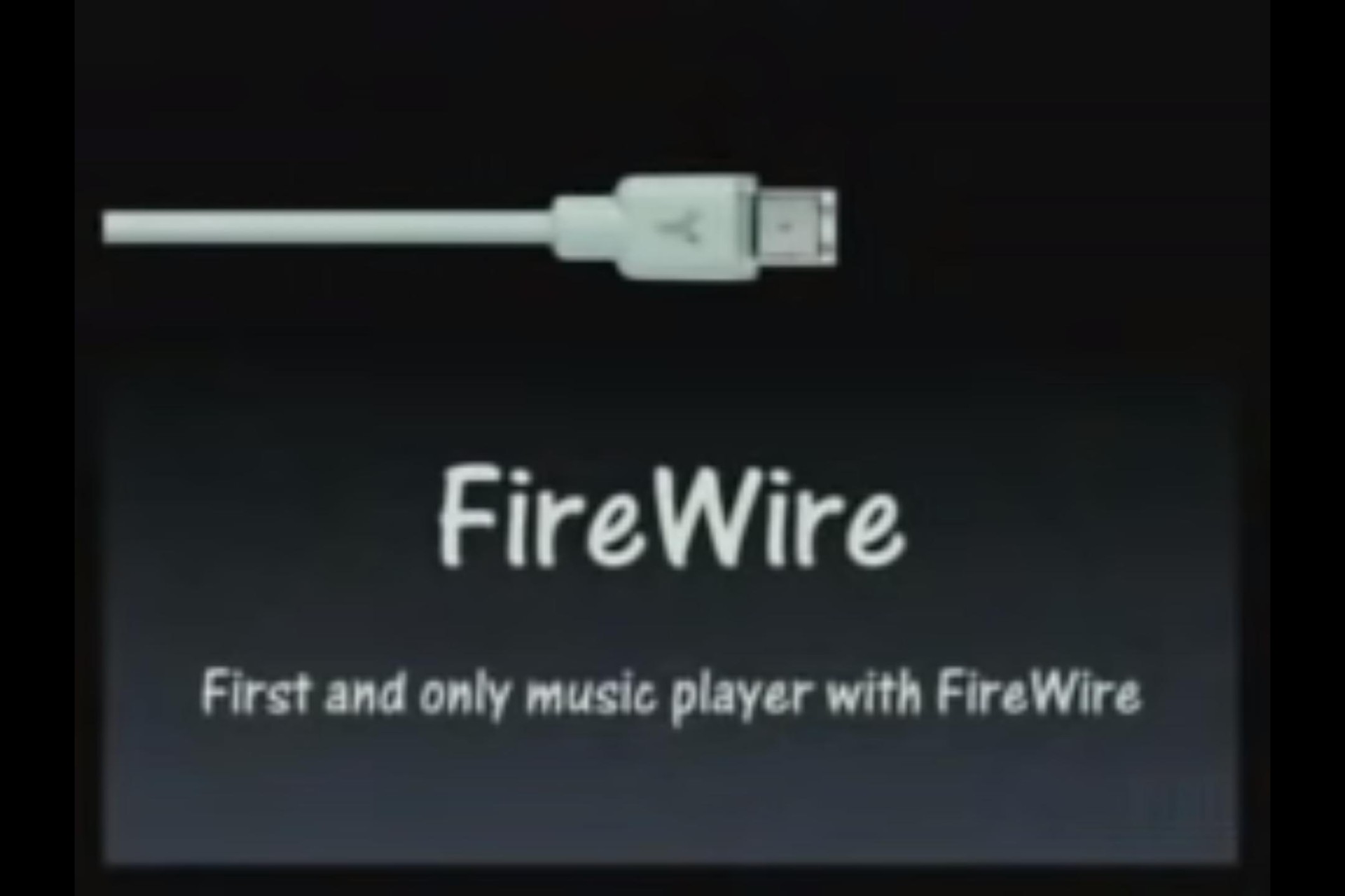 first and only music player with | Apple
