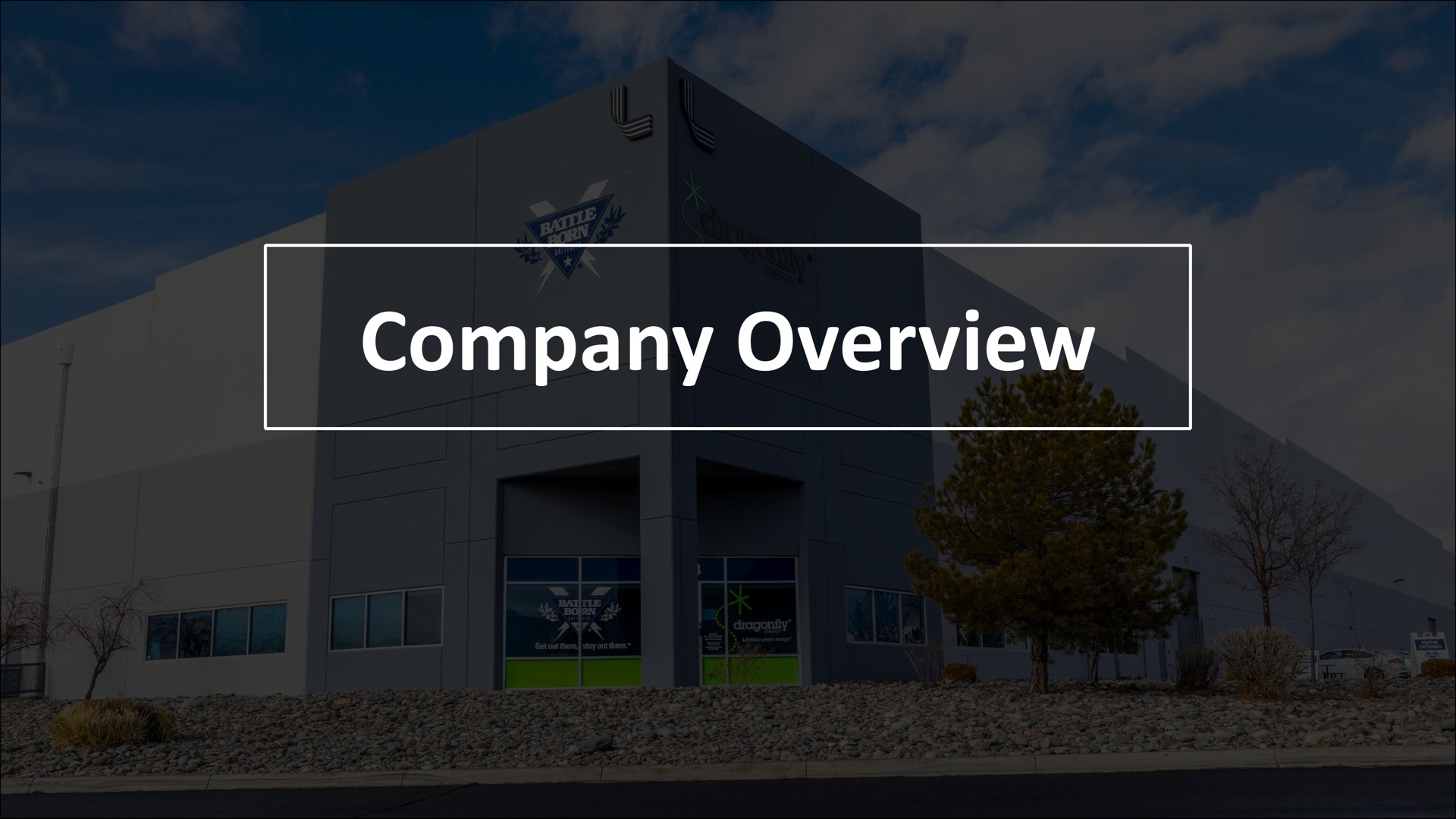 company overview | Dragonfly Energy