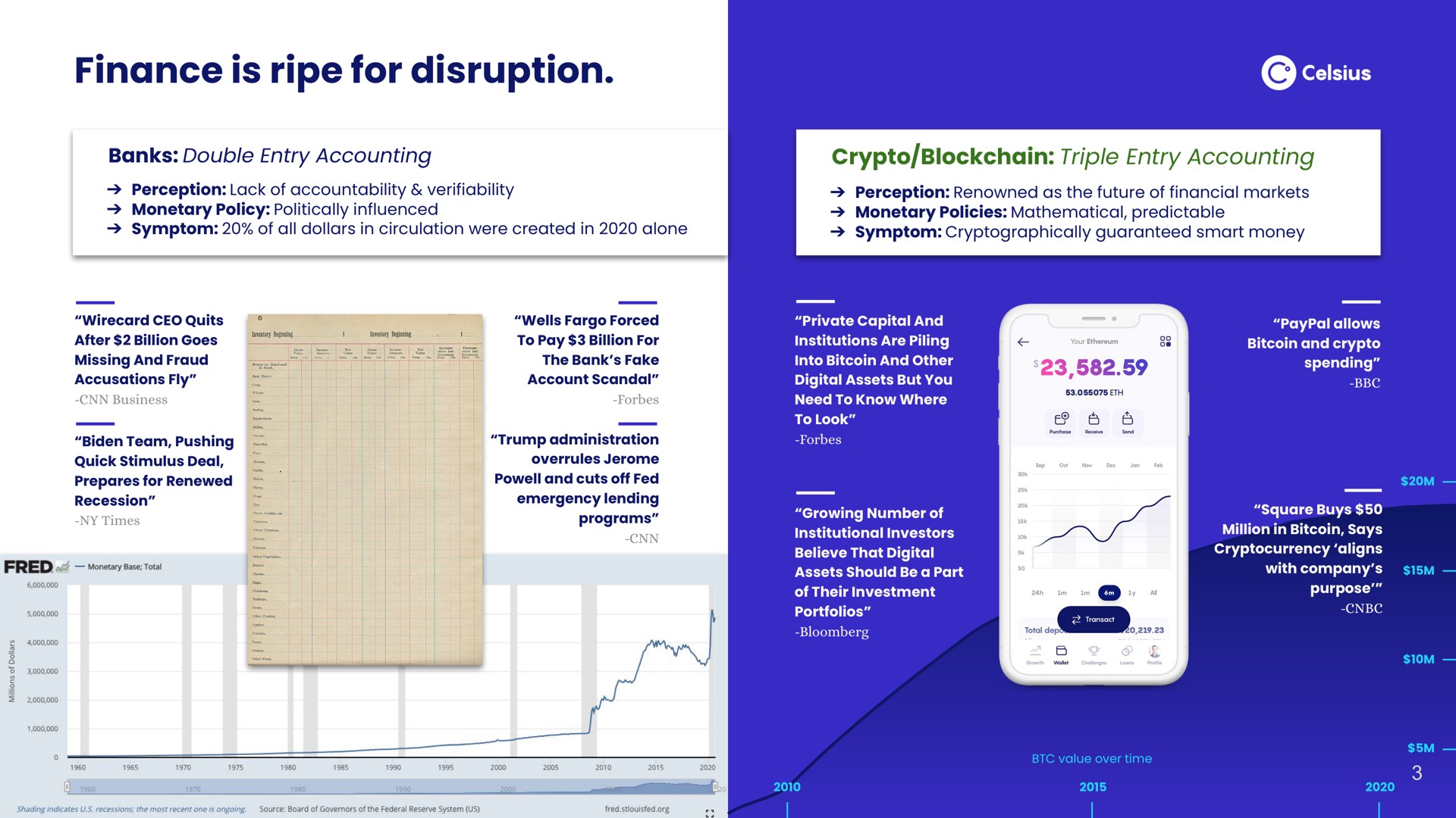 finance is ripe for disruption | Celsius Network