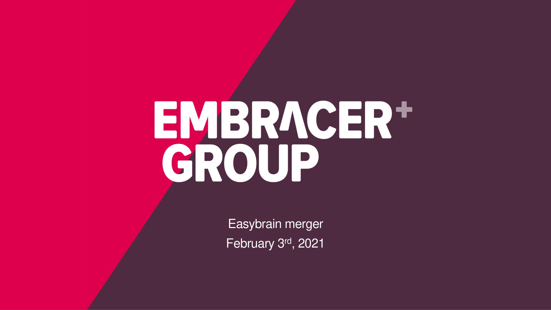 merger embracer group | Embracer Group