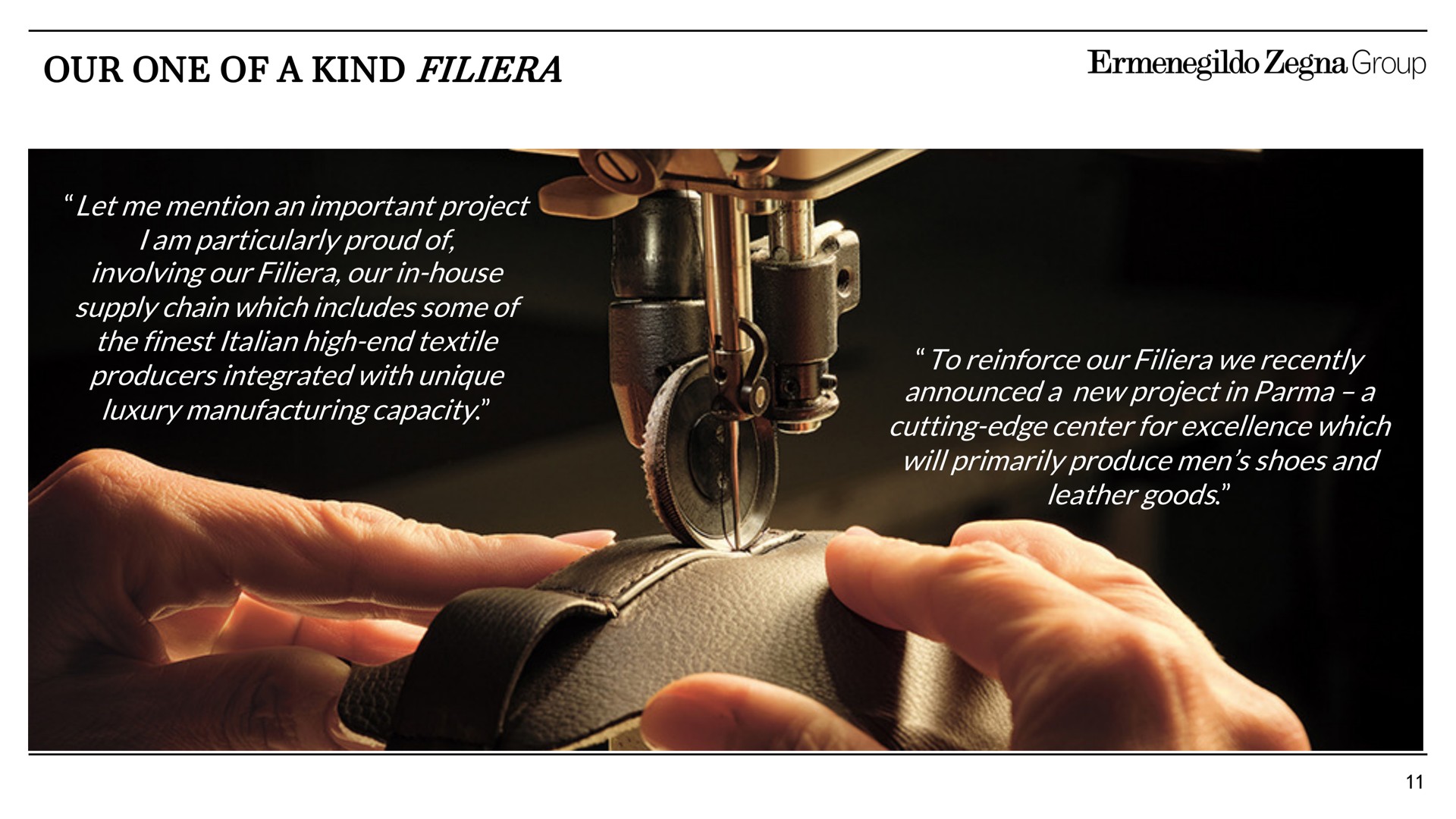 our one of a kind | Zegna